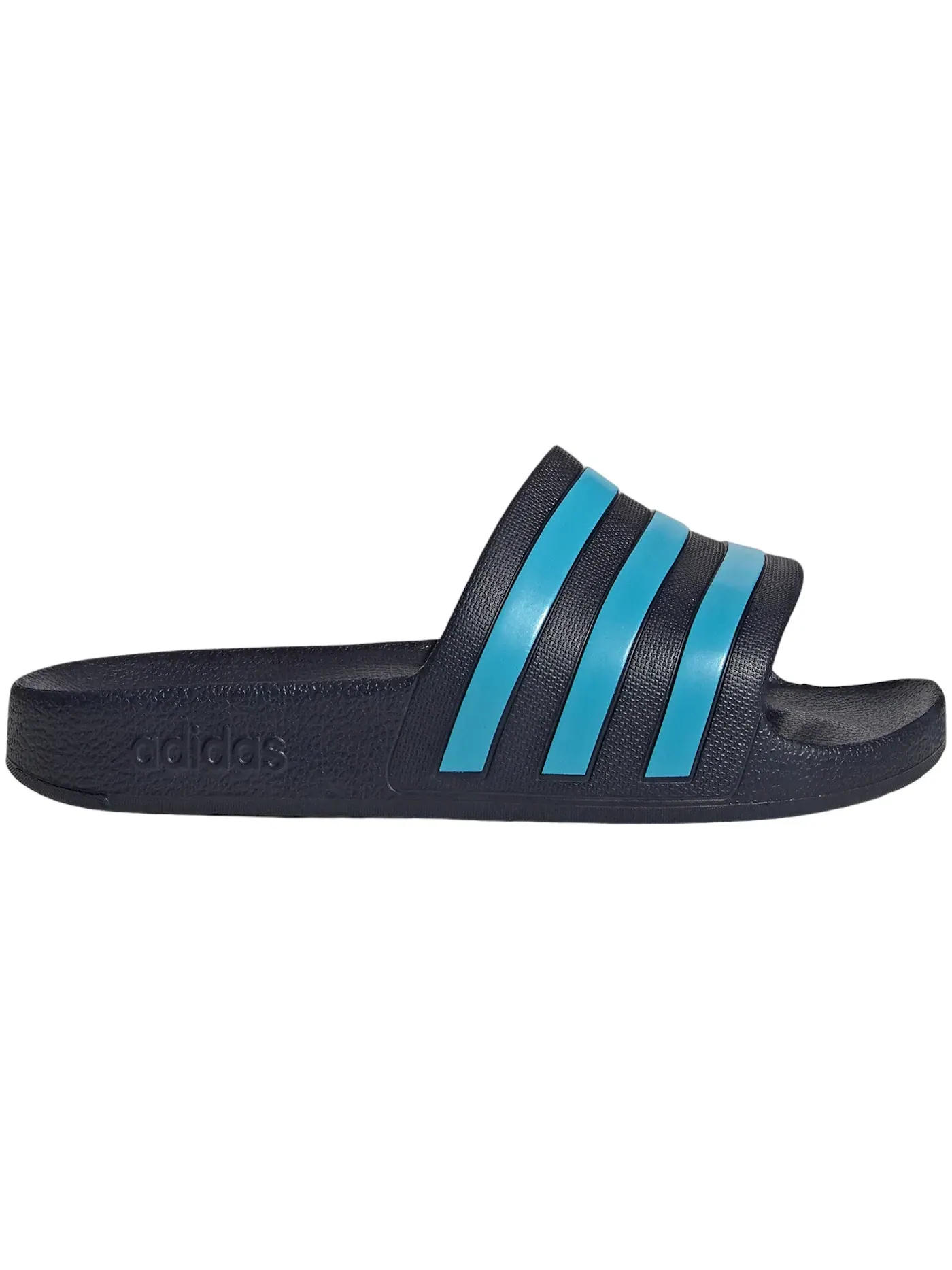Мужские шлепанцы с контрастной подошвой Adidas Adilette Aqua Slides — изображение 1 из 1, яркий голубой