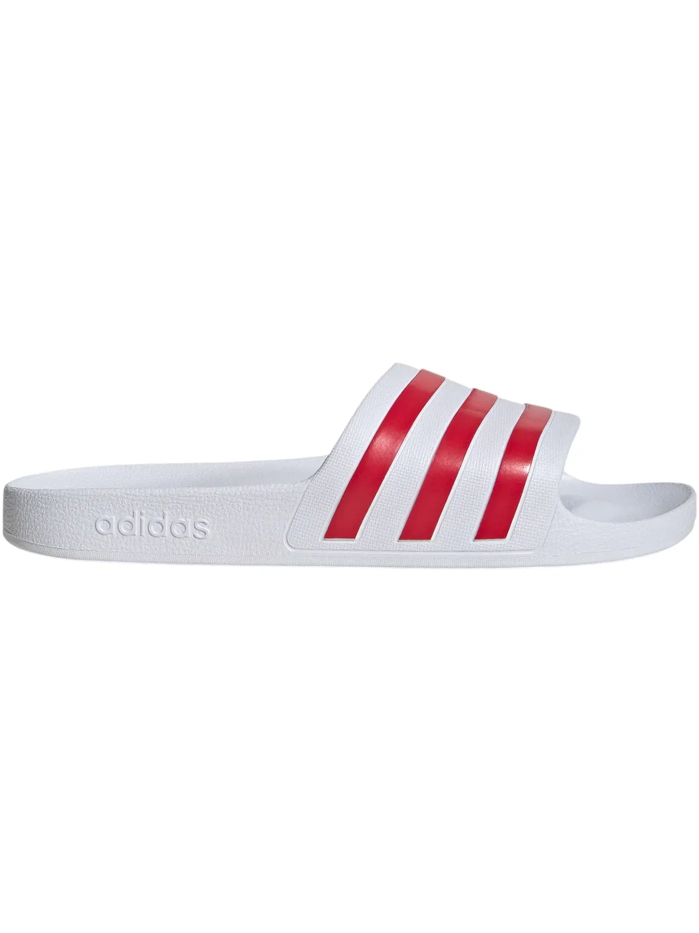 Мужские шлепанцы с контрастными деталями Adidas Adilette Aqua Slides — изображение 1 из 1, белый/красный/белый