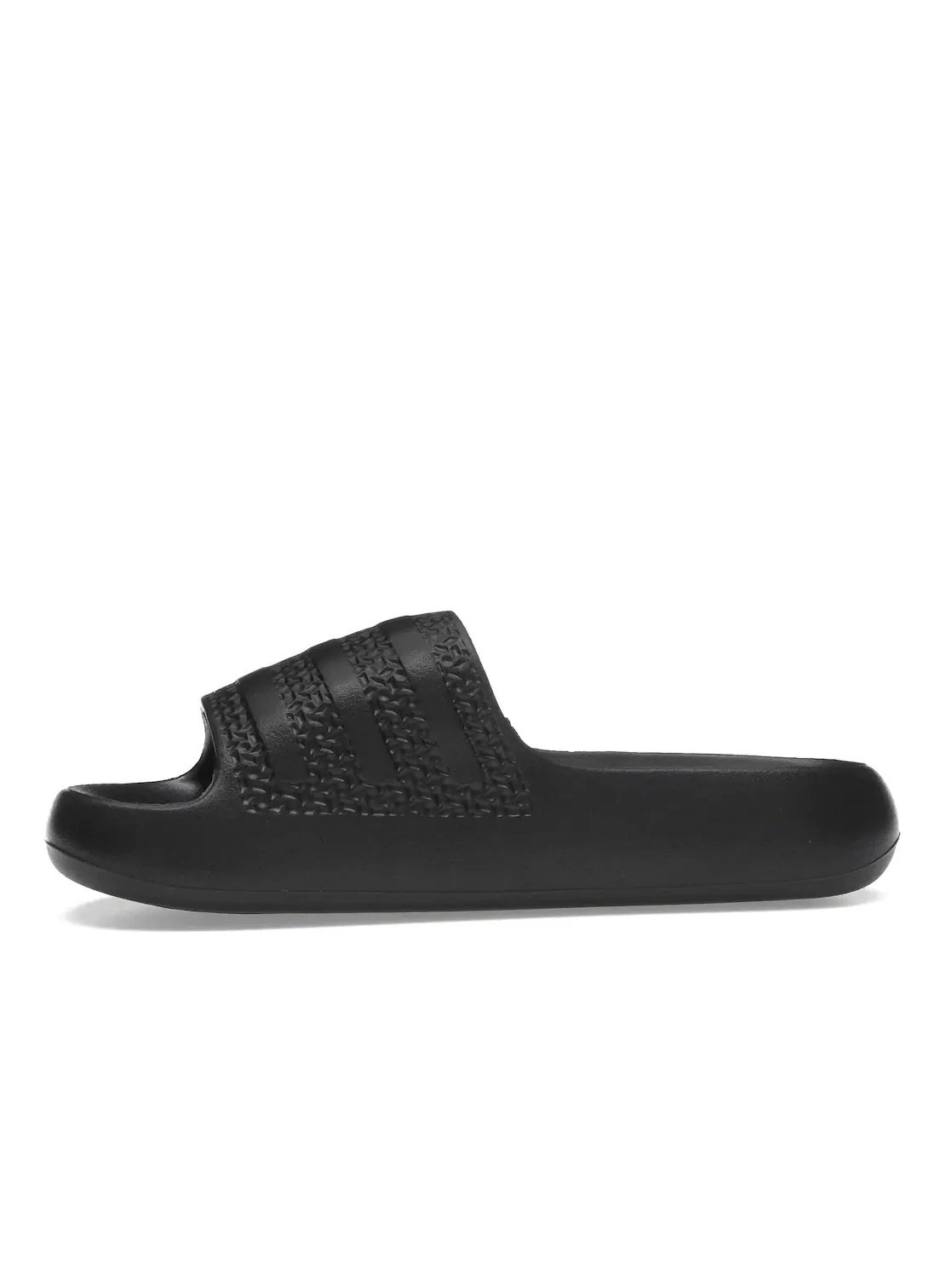 Женские шлепанцы с контрастной подошвой Adidas Adilette Ayoon — изображение 3 из 4, черный/белый/черный