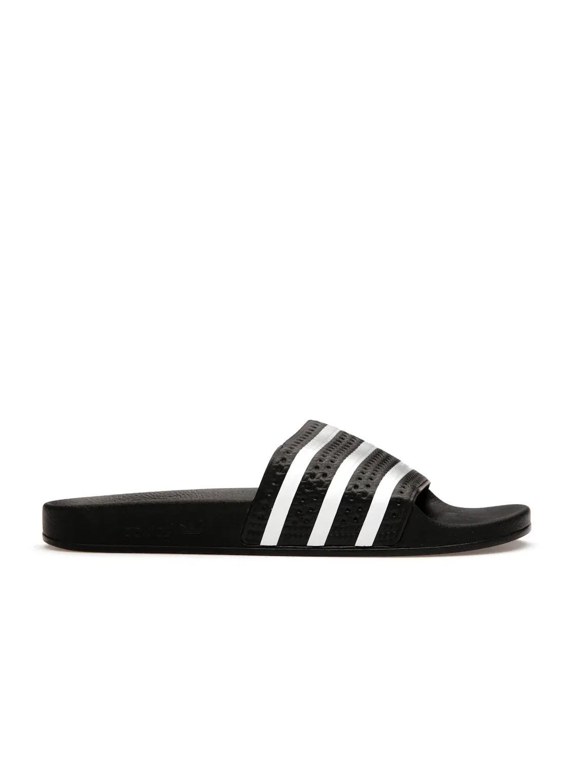 Мужские шлепанцы с ремешком Adilette Slides Adidas — изображение 1 из 4, черный/белый/черный