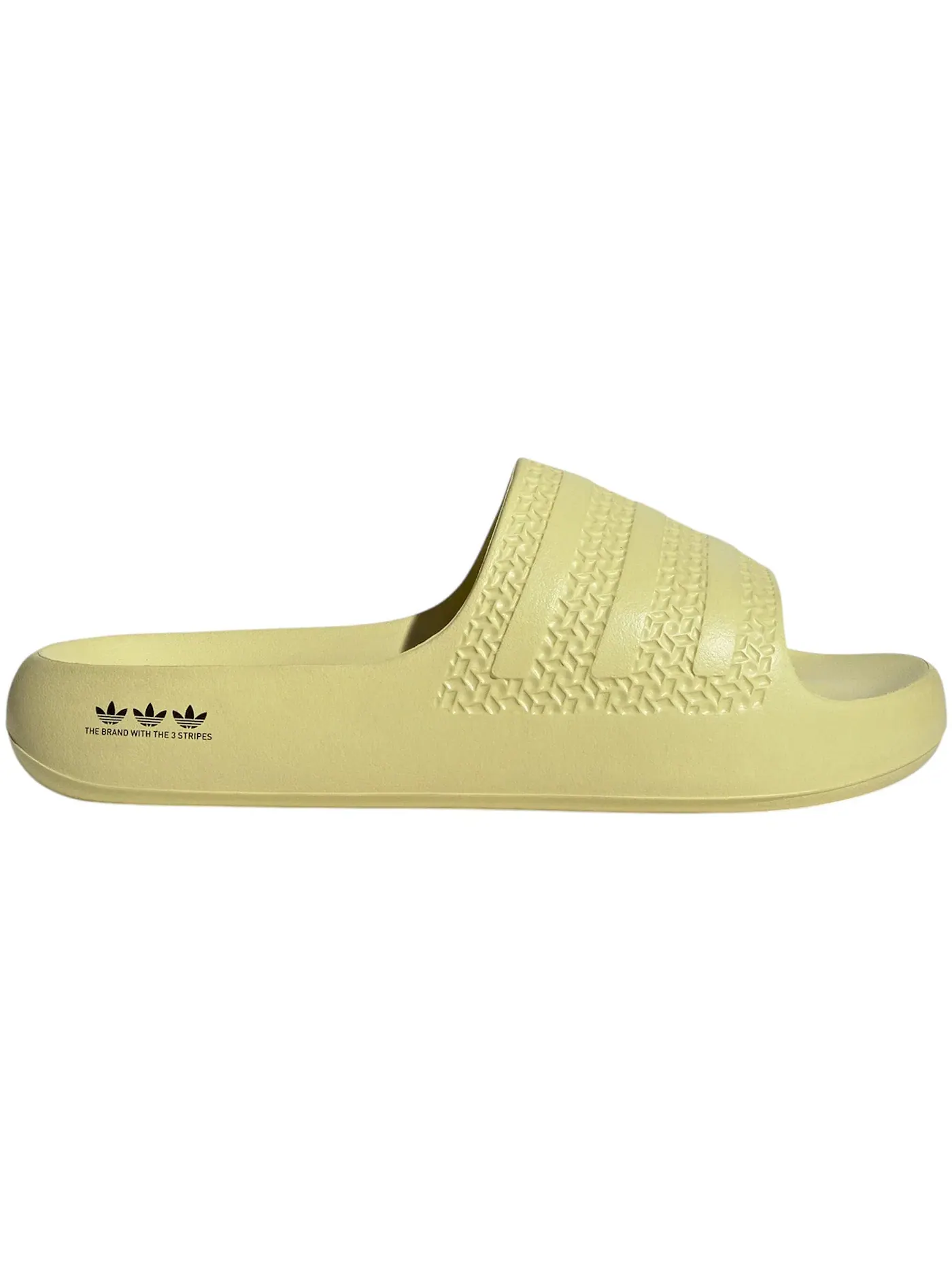 Женские шлепанцы с контрастными вставками Adidas Adilette Ayoon Slides — изображение 1 из 1, желтый/желтый/черный