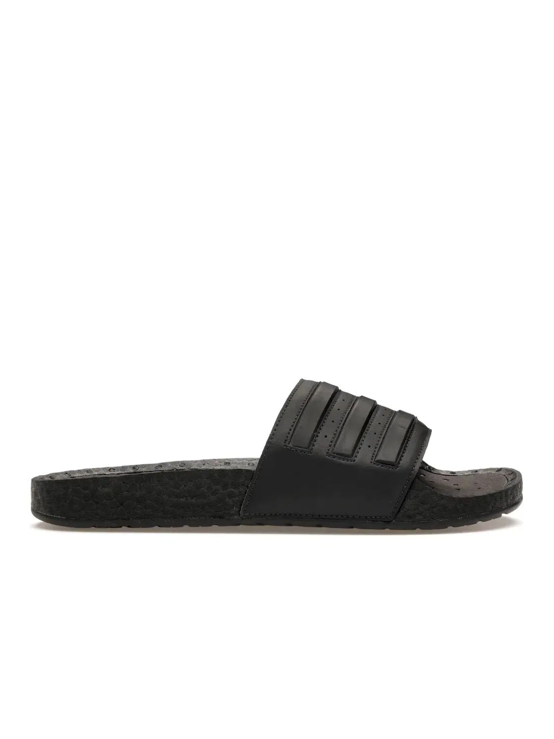 Мужские шлепанцы с ремешком Adilette Boost Adidas — изображение 1 из 4, черный/черный