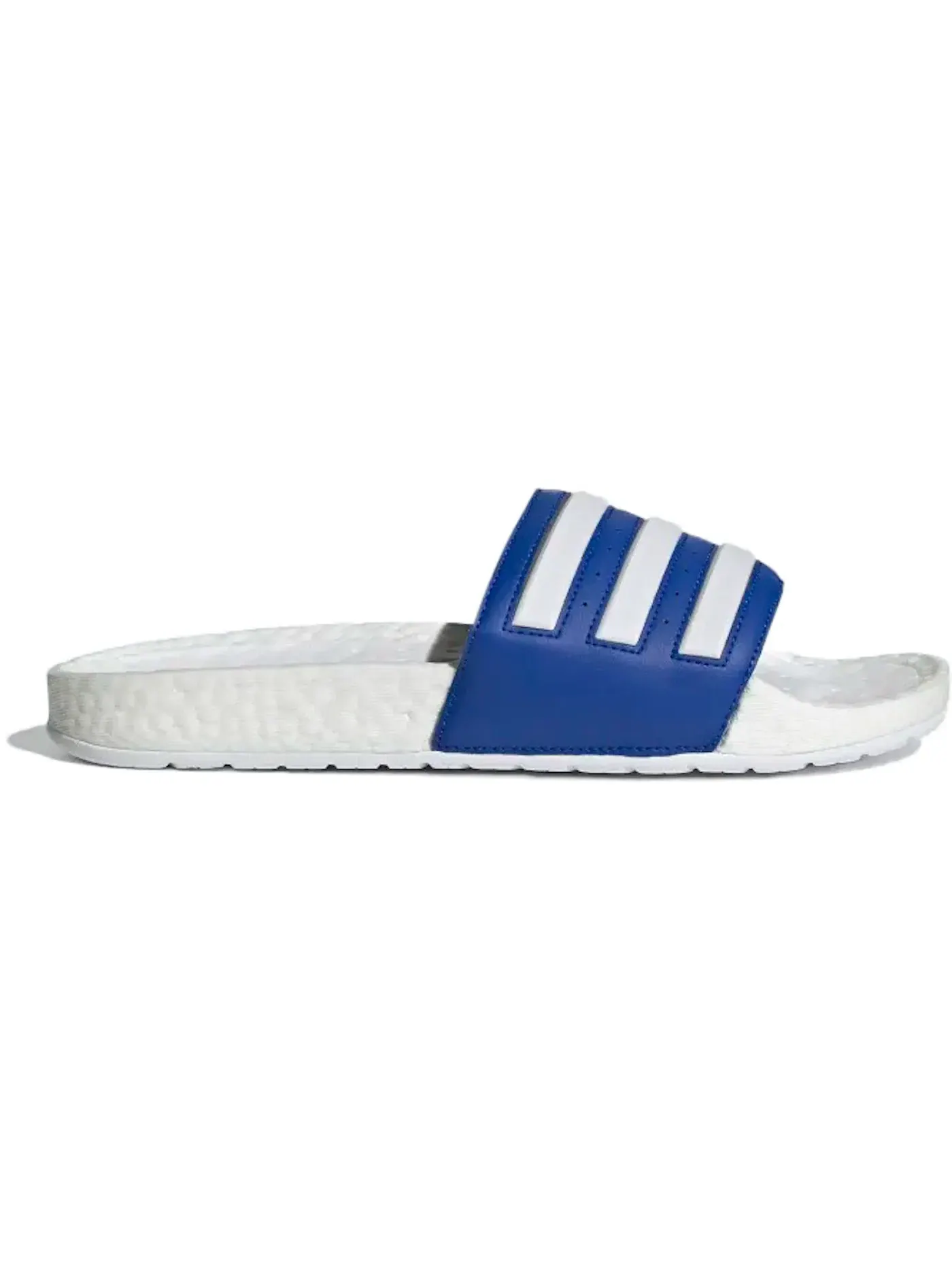 Мужские шлепанцы с Boost-подошвой Adidas Adilette Boost Slide — изображение 1 из 1, белый/синий