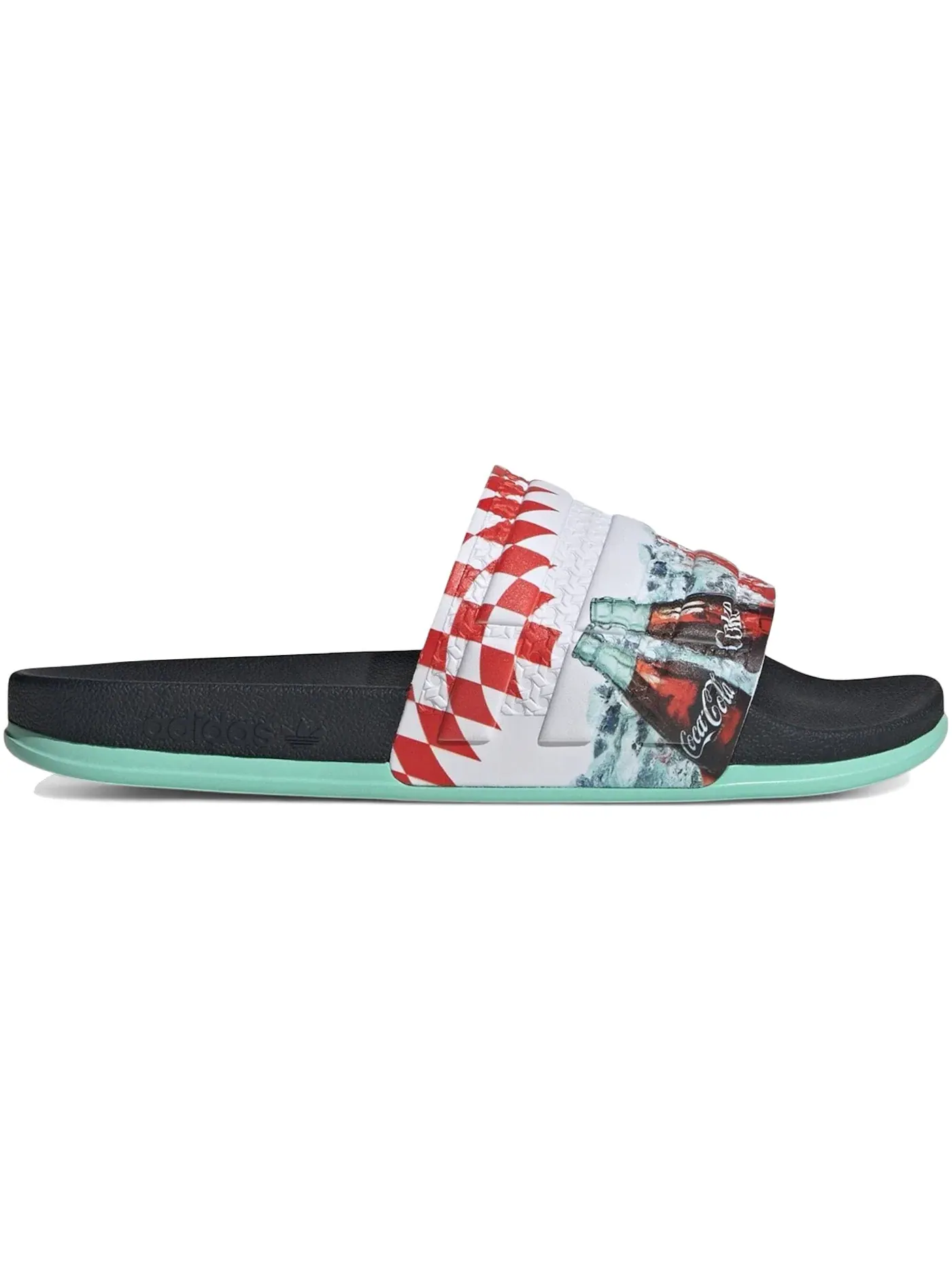 Мужские шлепанцы с логотипом Adilette CF Slides Adidas — изображение 1 из 1, черный/белый