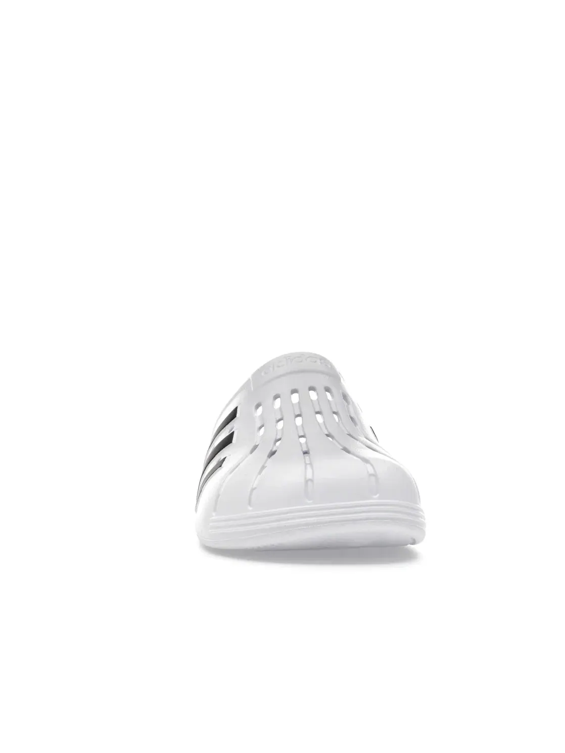 Мужские шлепанцы с ремешком Adilette Clog Adidas — изображение 2 из 4, белый/черный/белый