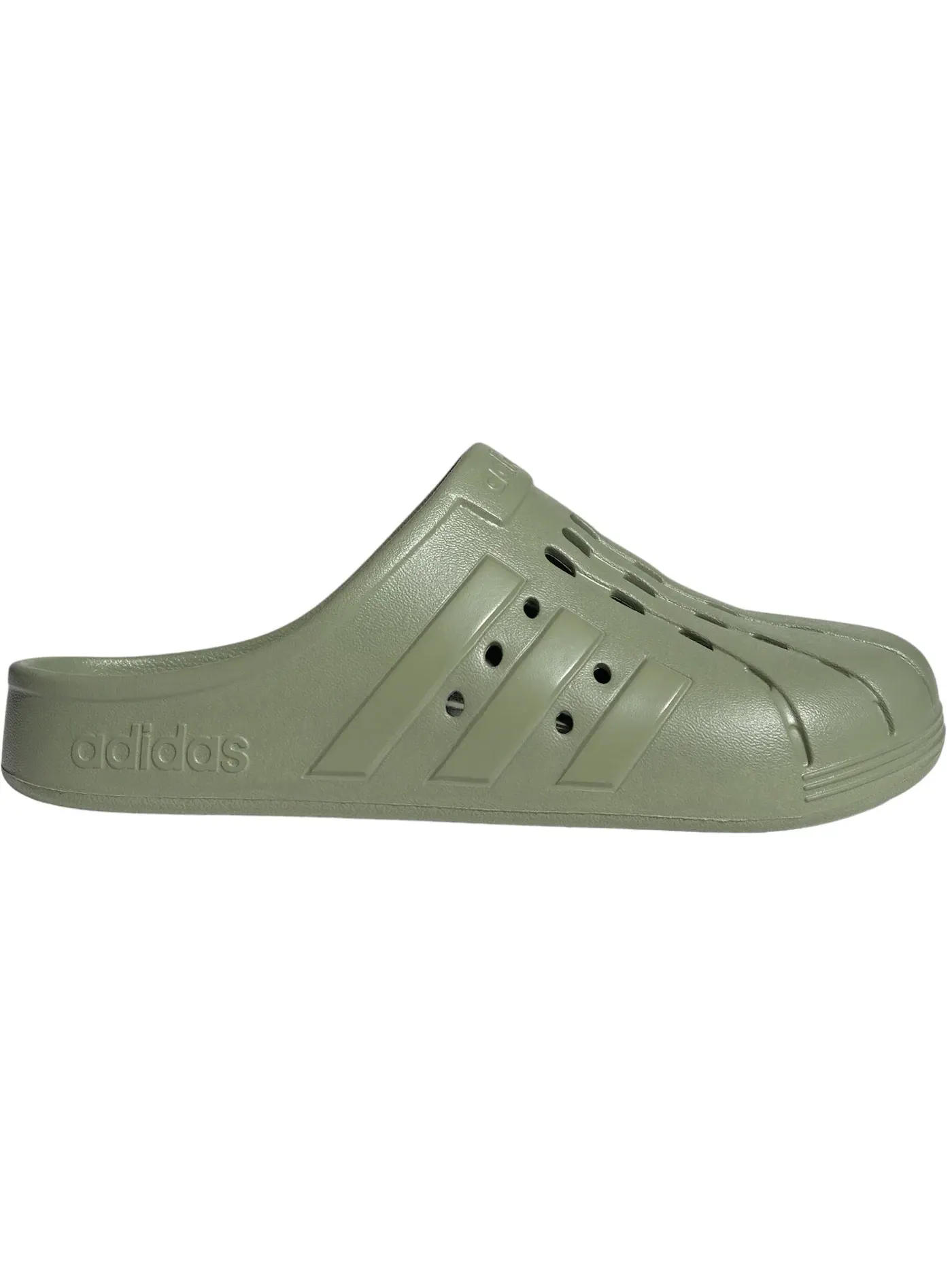 Мужские шлепанцы с ремешком Adidas Adilette Clogs — изображение 1 из 1, зеленый