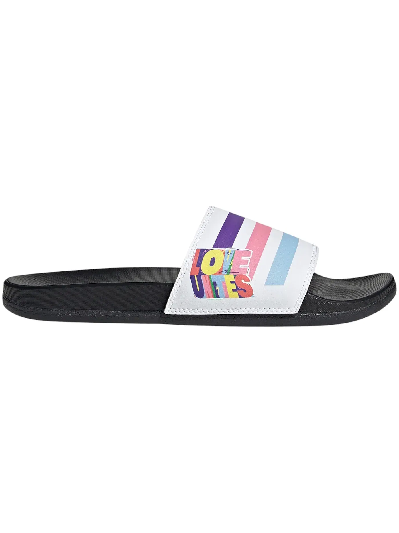 Мужские сандалии-слайды с закрытым мыском Adidas Adilette Comfort — изображение 1 из 1, белый