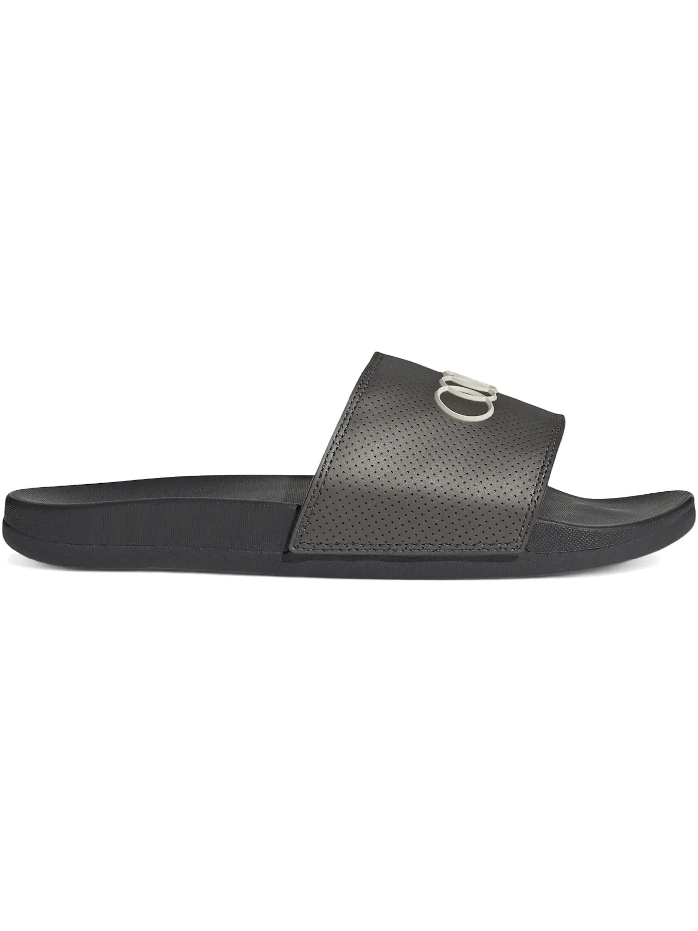 Мужские шлепанцы с ремешком Adidas Adilette Comfort Slides Utility Black/Utility Black/Chalk Pearl — изображение 1 из 1