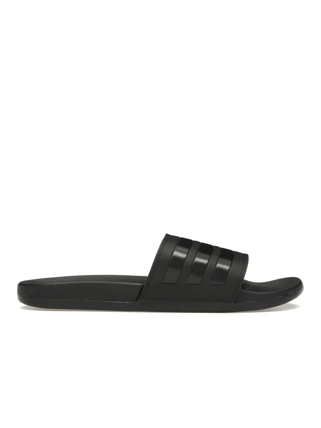 Мужские шлепанцы с контрастной подошвой Adidas Adilette Comfort Slides — изображение 1 из 4, черный