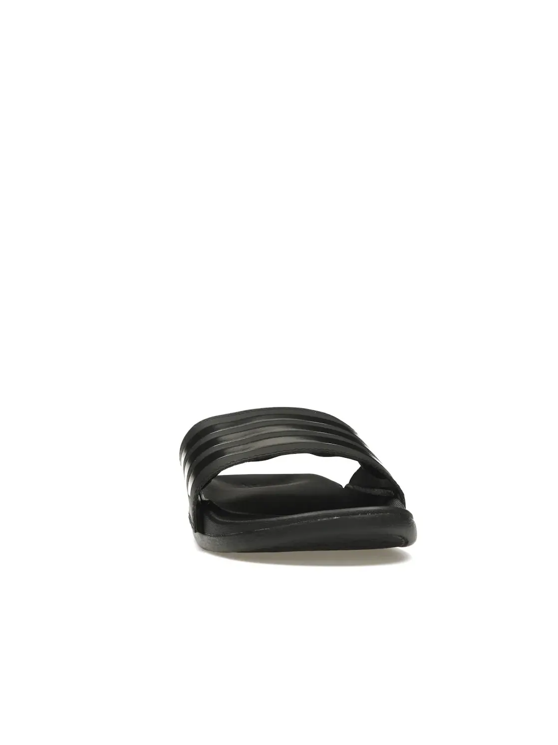 Мужские шлепанцы с контрастной подошвой Adidas Adilette Comfort Slides — изображение 2 из 4, черный