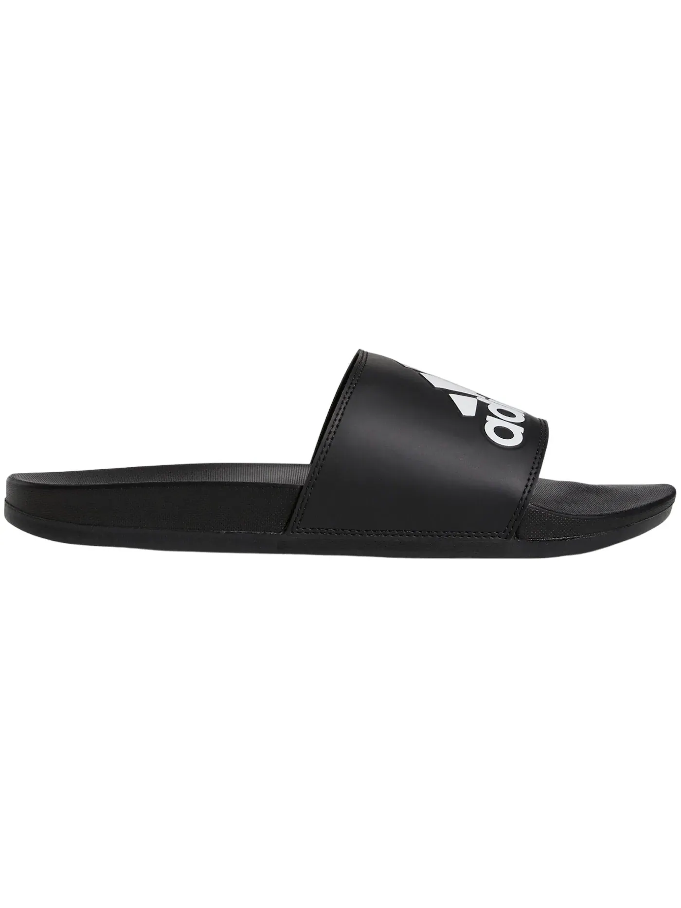 Мужские сандалии-слайды с ремешком Adidas Adilette Comfort Slides — изображение 1 из 1, черный/белый/черный