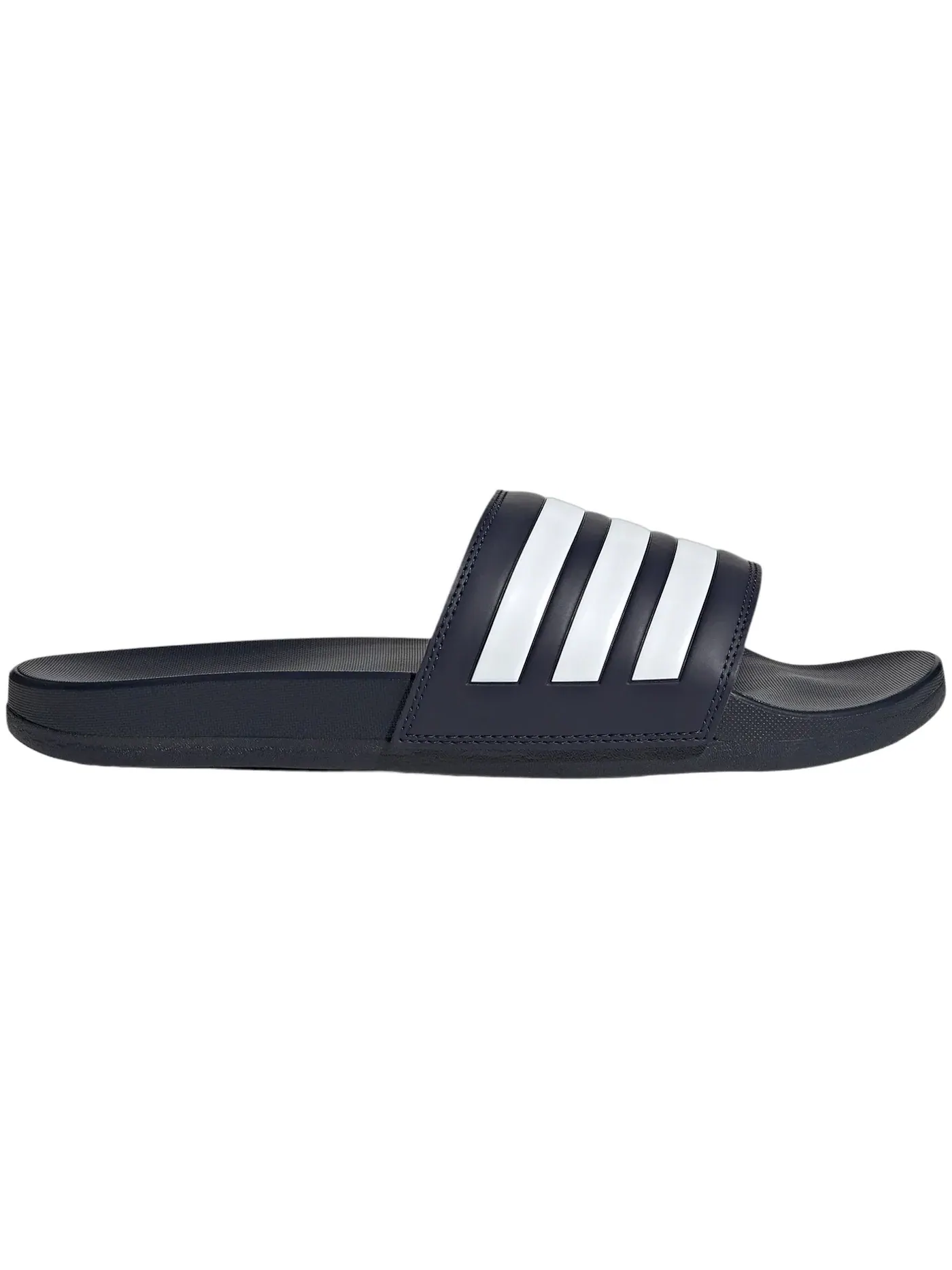 Мужские шлепанцы с контрастной подошвой Adilette Comfort Slides Adidas — изображение 1 из 1, белый