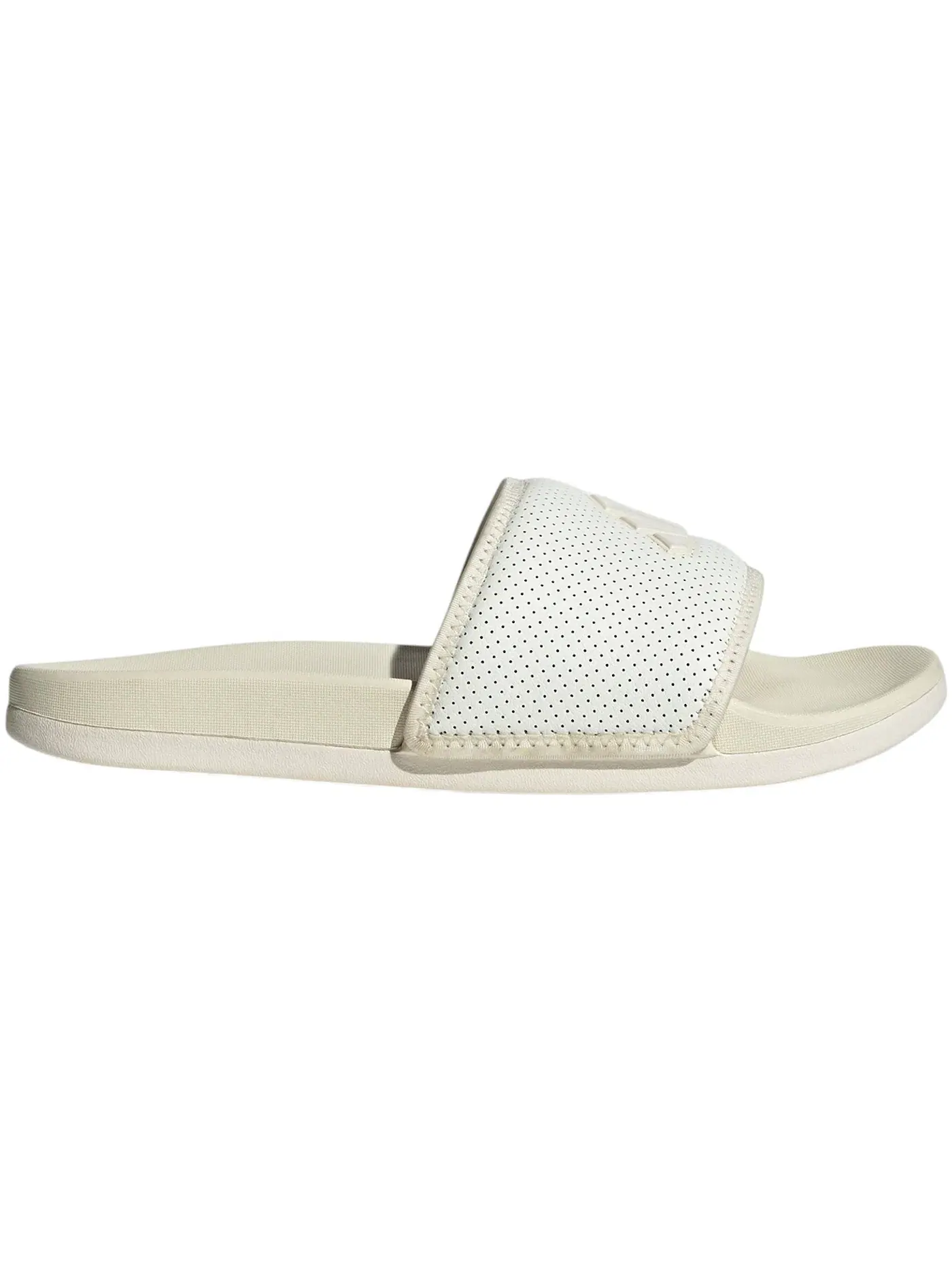 Женские шлепанцы Comfort Slides Off White Zero Metalic Wonder White Adidas — изображение 1 из 1, белый//белый
