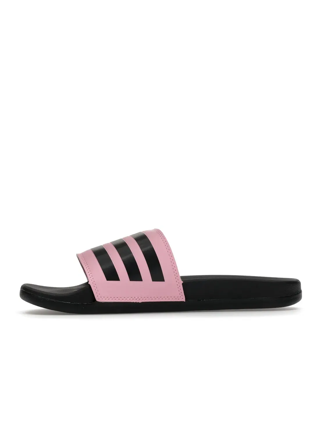 Мужские шлепанцы с рельефной стелькой Adidas Adilette Comfort Slides — изображение 3 из 4, розовый черный