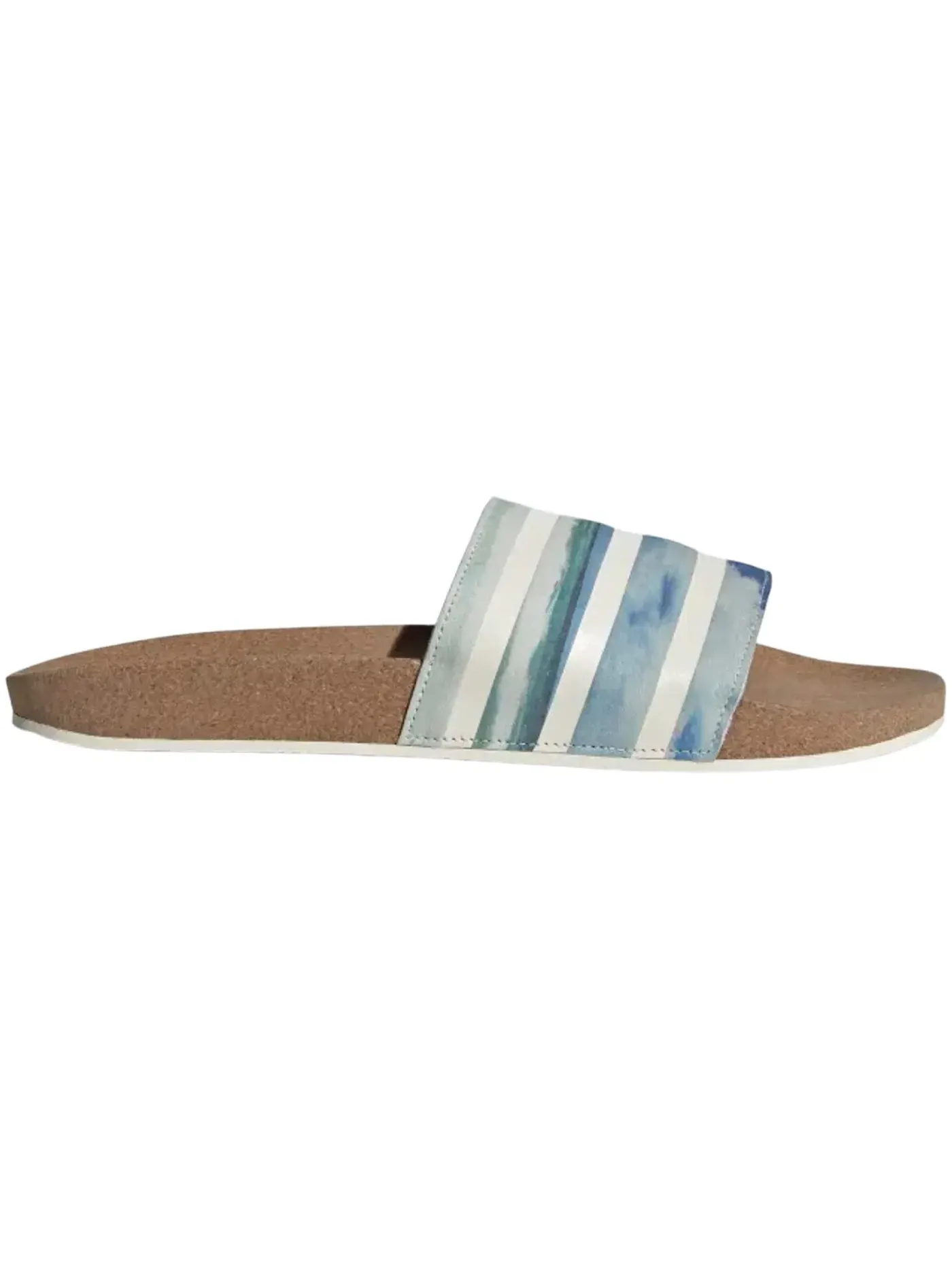 Мужские сланцы с пробковой подошвой Adidas Adilette Cork Slides — изображение 1 из 1, белый