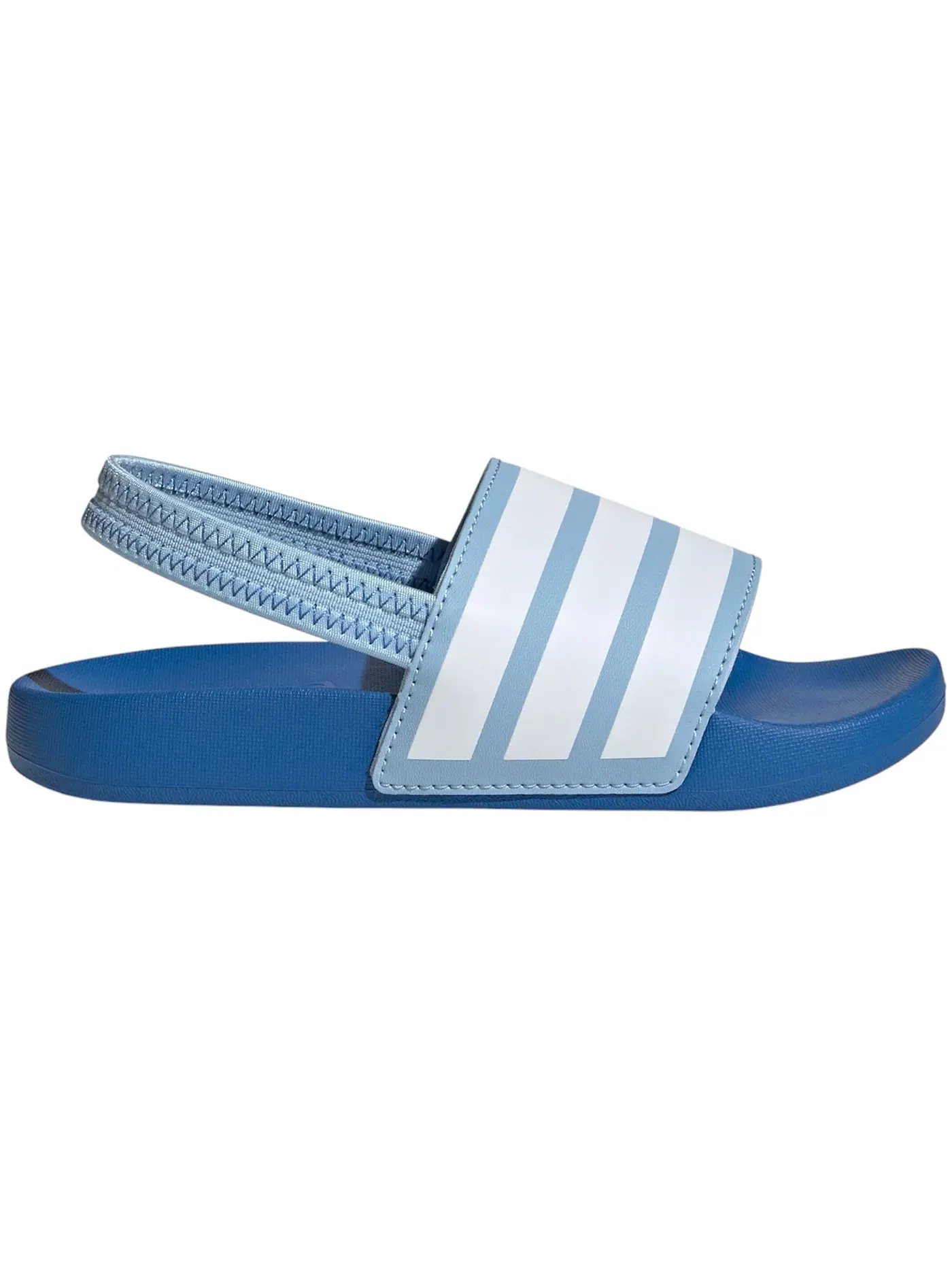 Детские шлепанцы с ремешком Adidas Adilette Estrap — изображение 1 из 1, прозрачный белый яркий