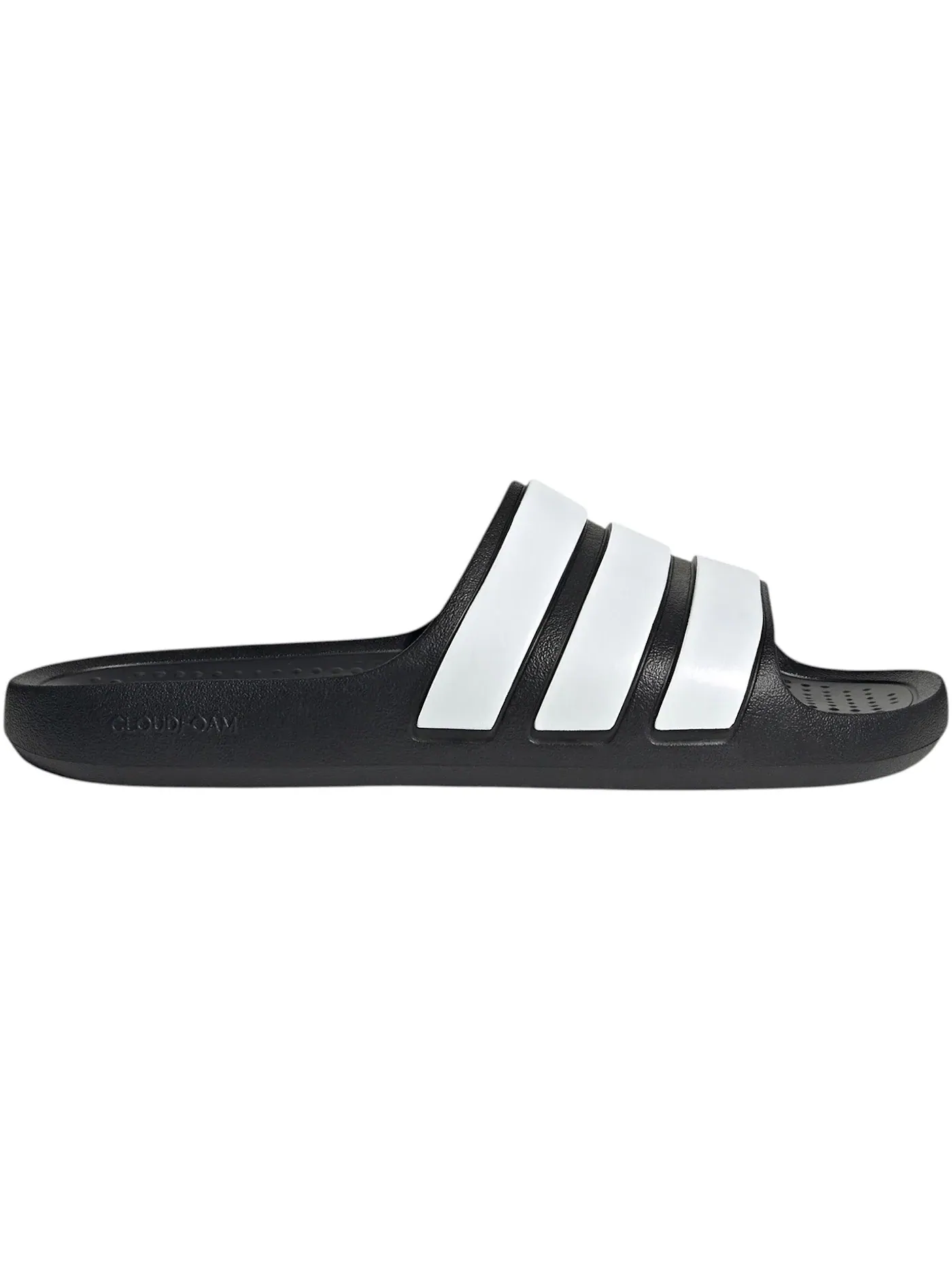 Мужские шлепанцы с ремешком Adidas Adilette Flow Slides — изображение 1 из 1, черный/белый/черный