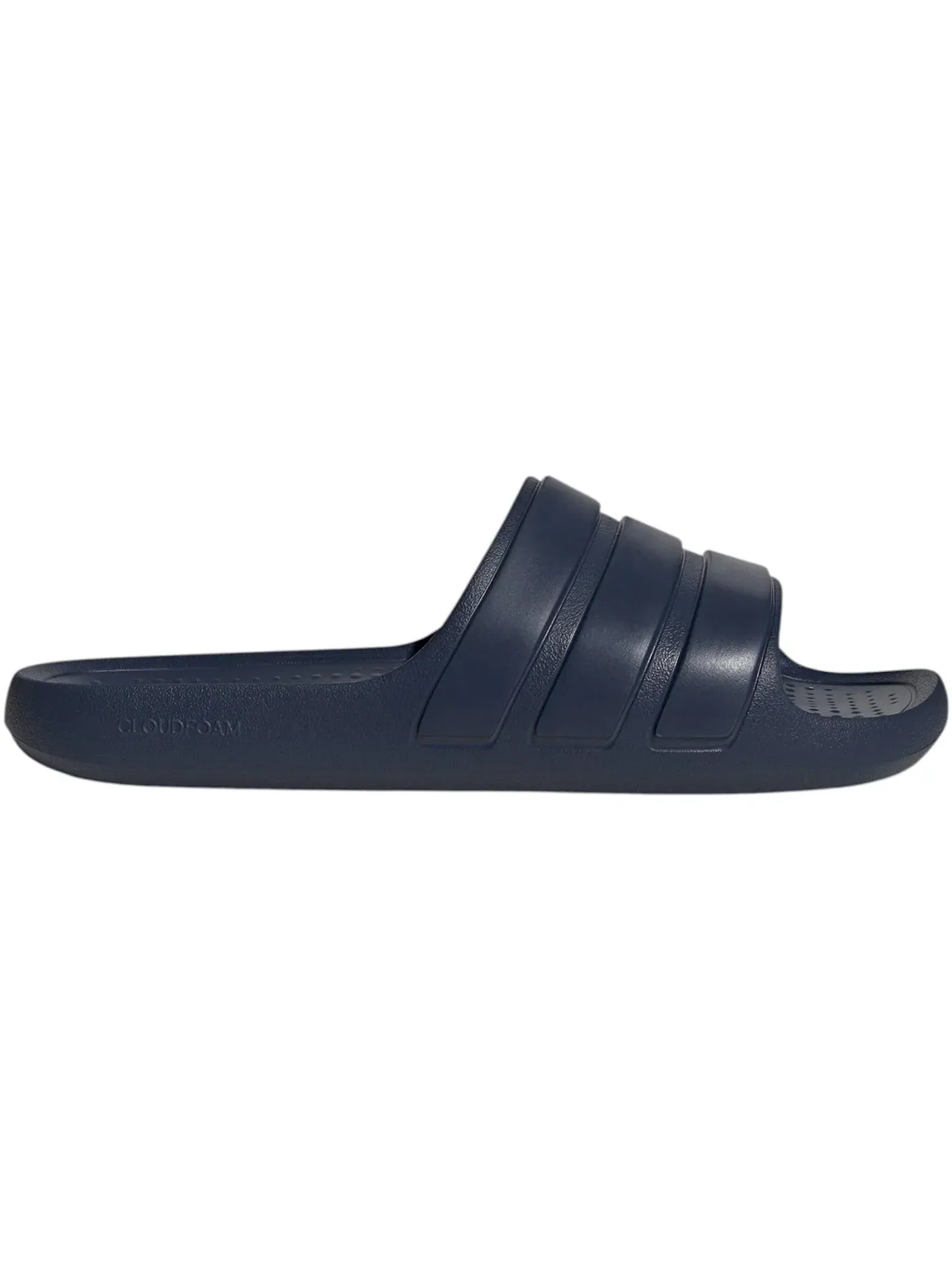 Мужские шлепанцы с открытым носком Adilette Flow Slides Adidas — изображение 1 из 1, темно-синий