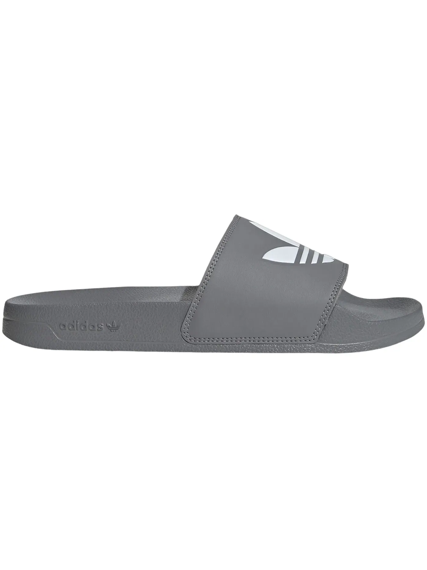 Мужские шлепанцы с ремешком Adidas Adilette Lite Slides — изображение 1 из 1, серый/белый/серый