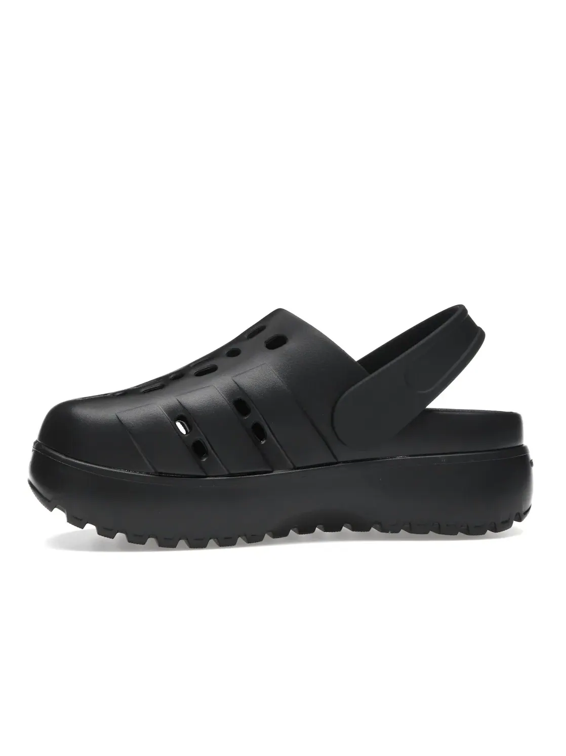 Женские клоги с платформой Adidas Adilette Platform Clogs — изображение 3 из 4, черный