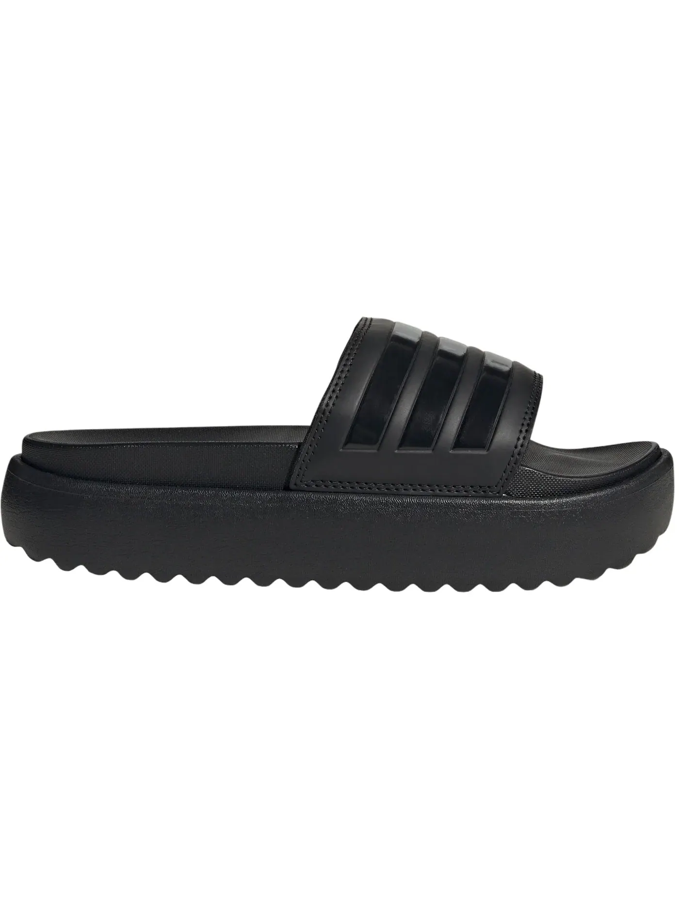 Женские шлепанцы на платформе Adidas Adilette Platform Slides — изображение 1 из 1, черный