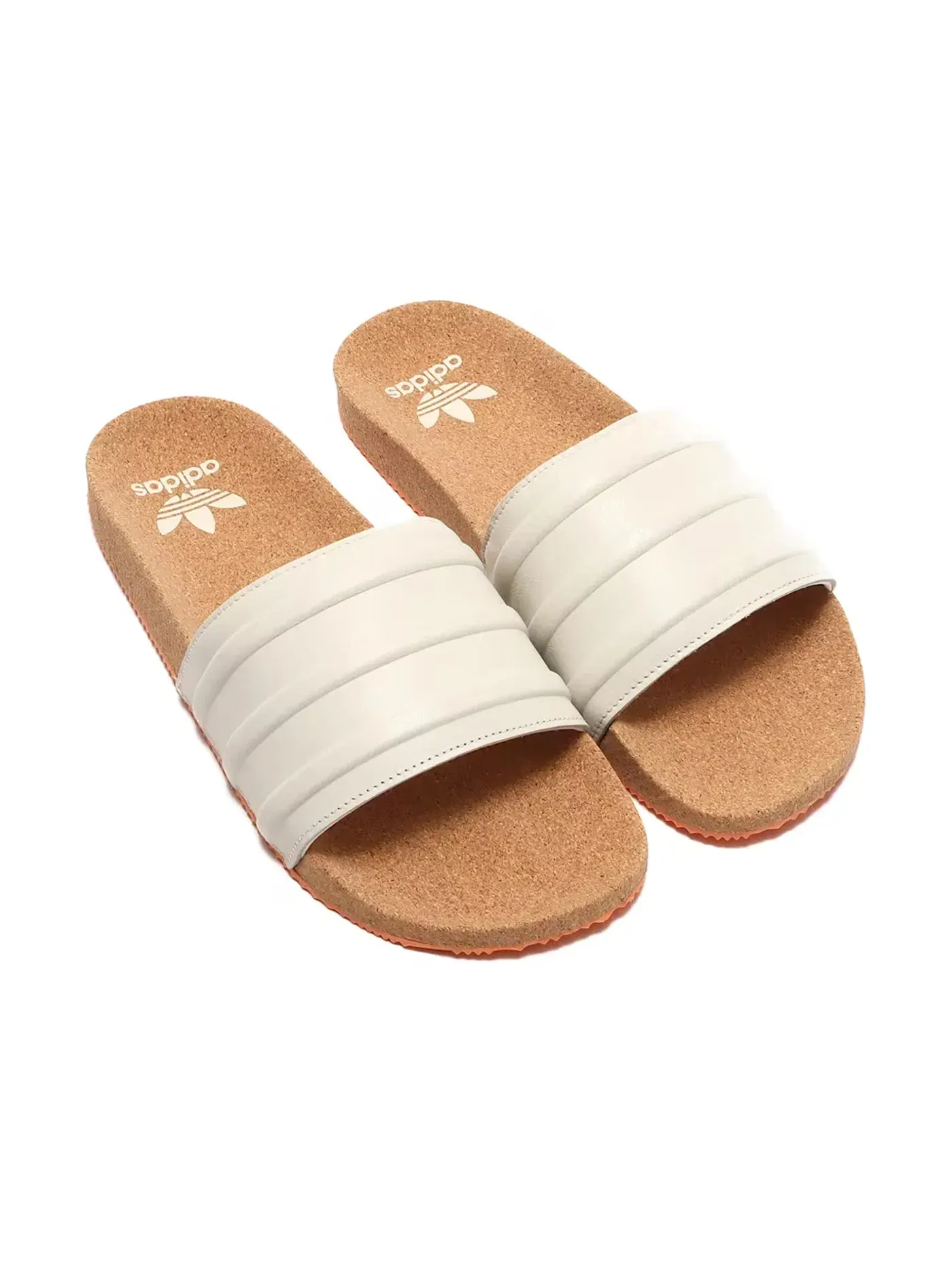 Мужские шлепанцы с пробковой подошвой Adilette Premium Adidas — изображение 2 из 4
