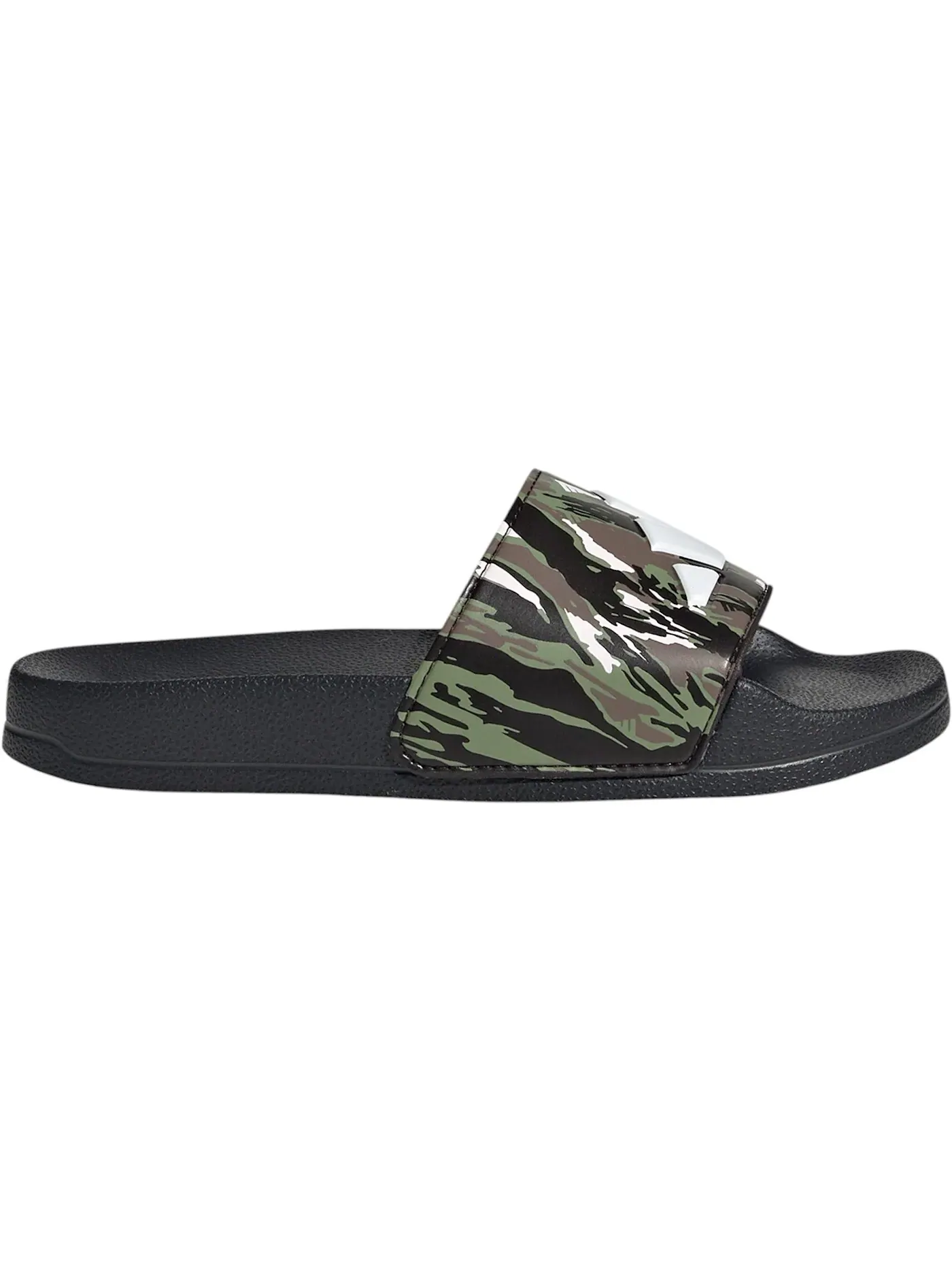 Детские сандалии с логотипом Adidas Adilette Shower Adidas — изображение 1 из 1, черный белый зеленый