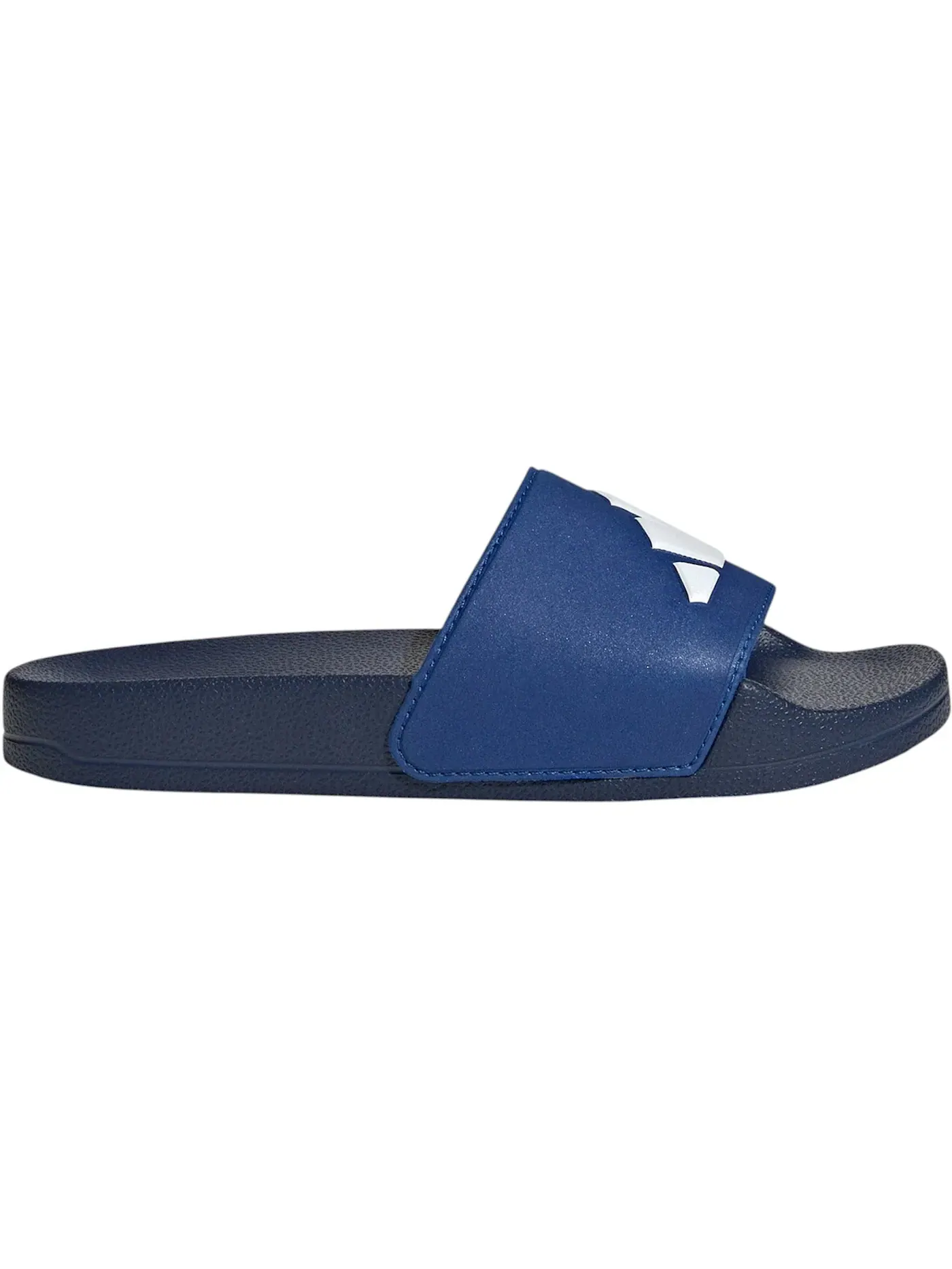 Детские сандалии-слайды с логотипом Adidas Adilette Shower Adidas — изображение 1 из 1, темный синий/белый/синий