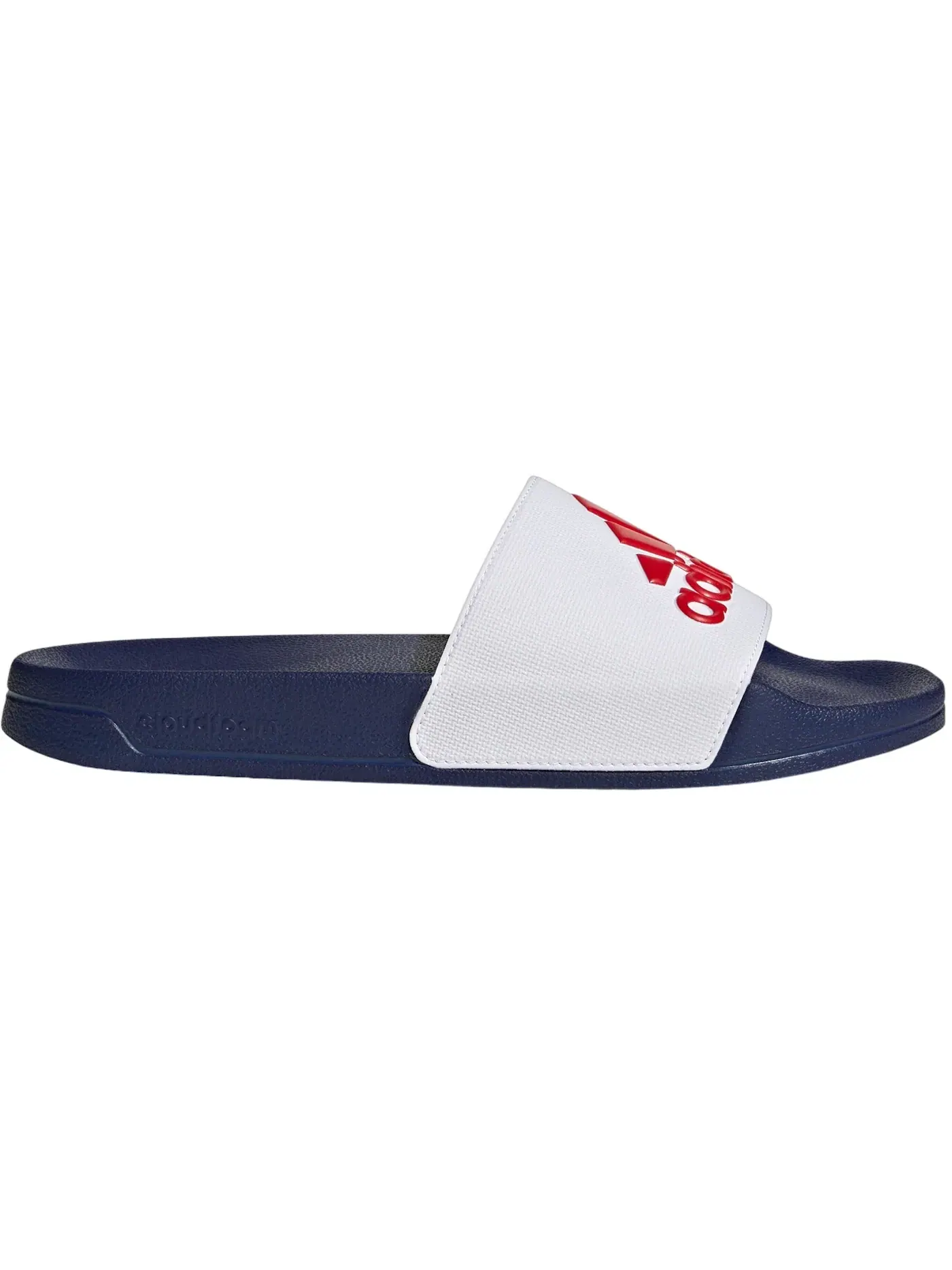 Мужские шлепанцы с ремешком Adilette Shower Slides Adidas — изображение 1 из 1, белый//синий