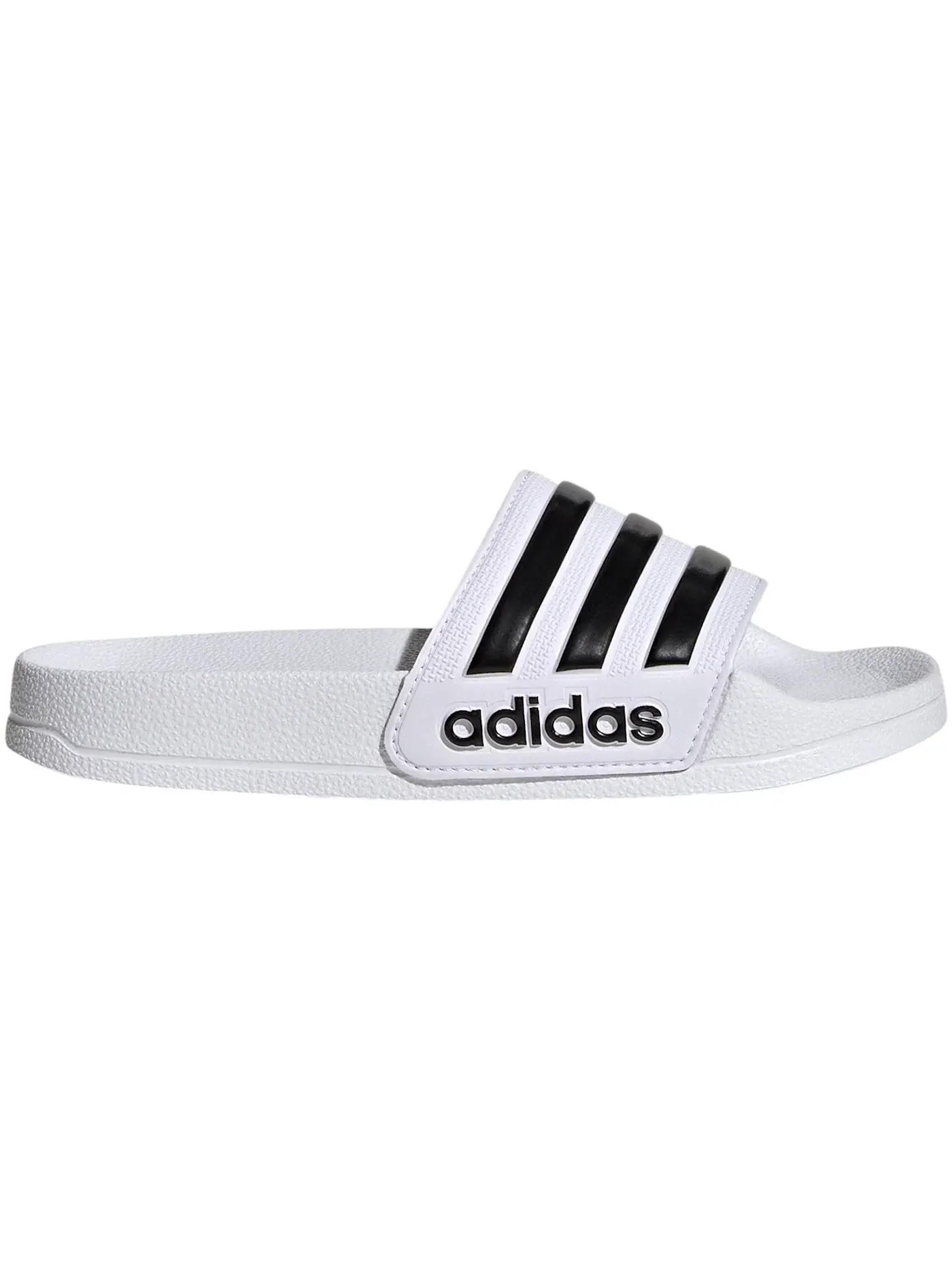 Детские шлепанцы с ремешком Adidas Adilette Shower Slides — изображение 1 из 1, белый черный