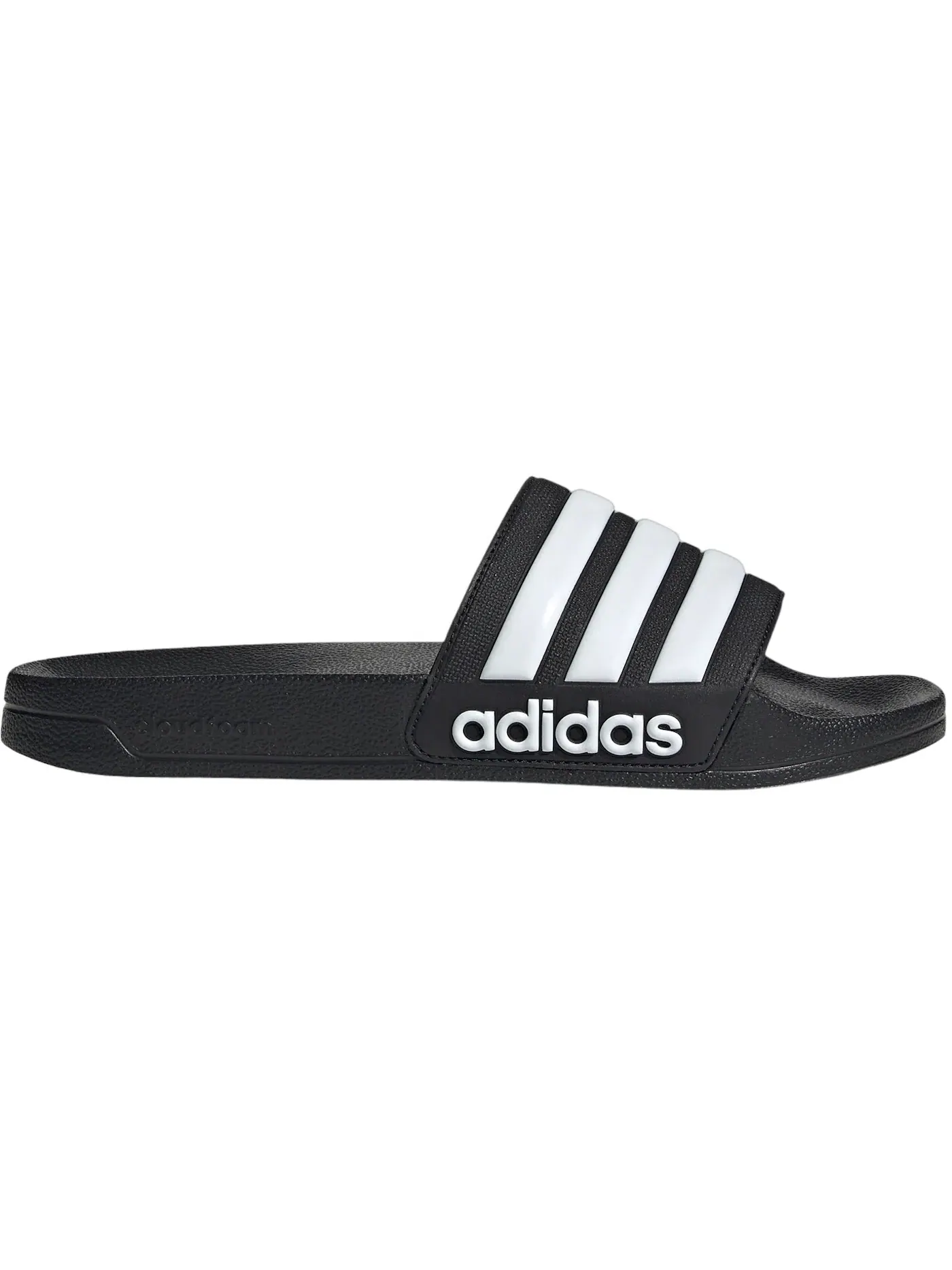 Мужские шлепанцы с ремешком Adilette Shower Slides Adidas — изображение 1 из 1, черный/белый/черный