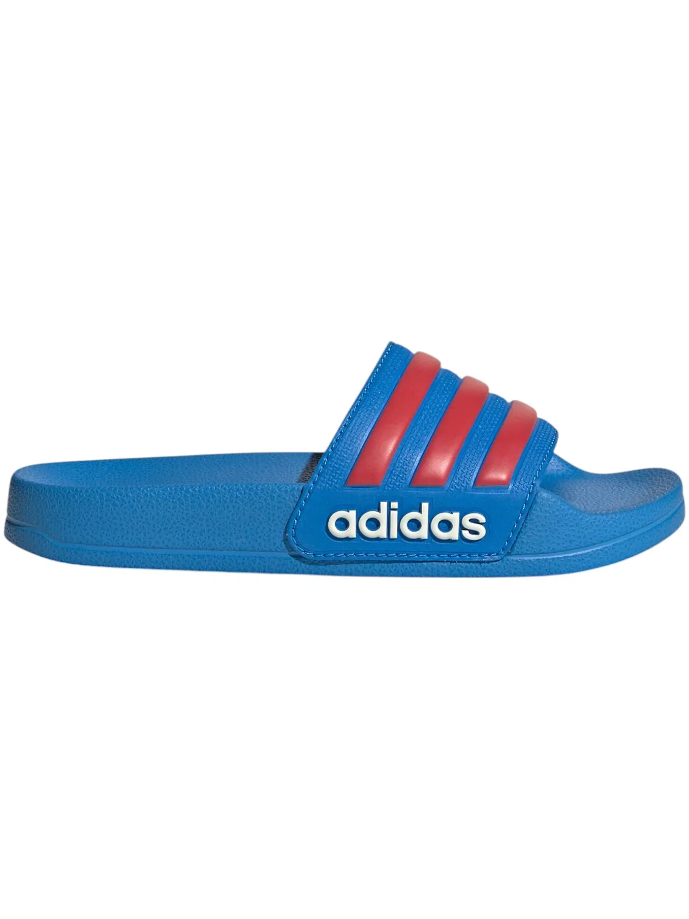 Детские шлепанцы с ремешком Adidas Adilette Shower Slides — изображение 1 из 1, синий/красный/белый