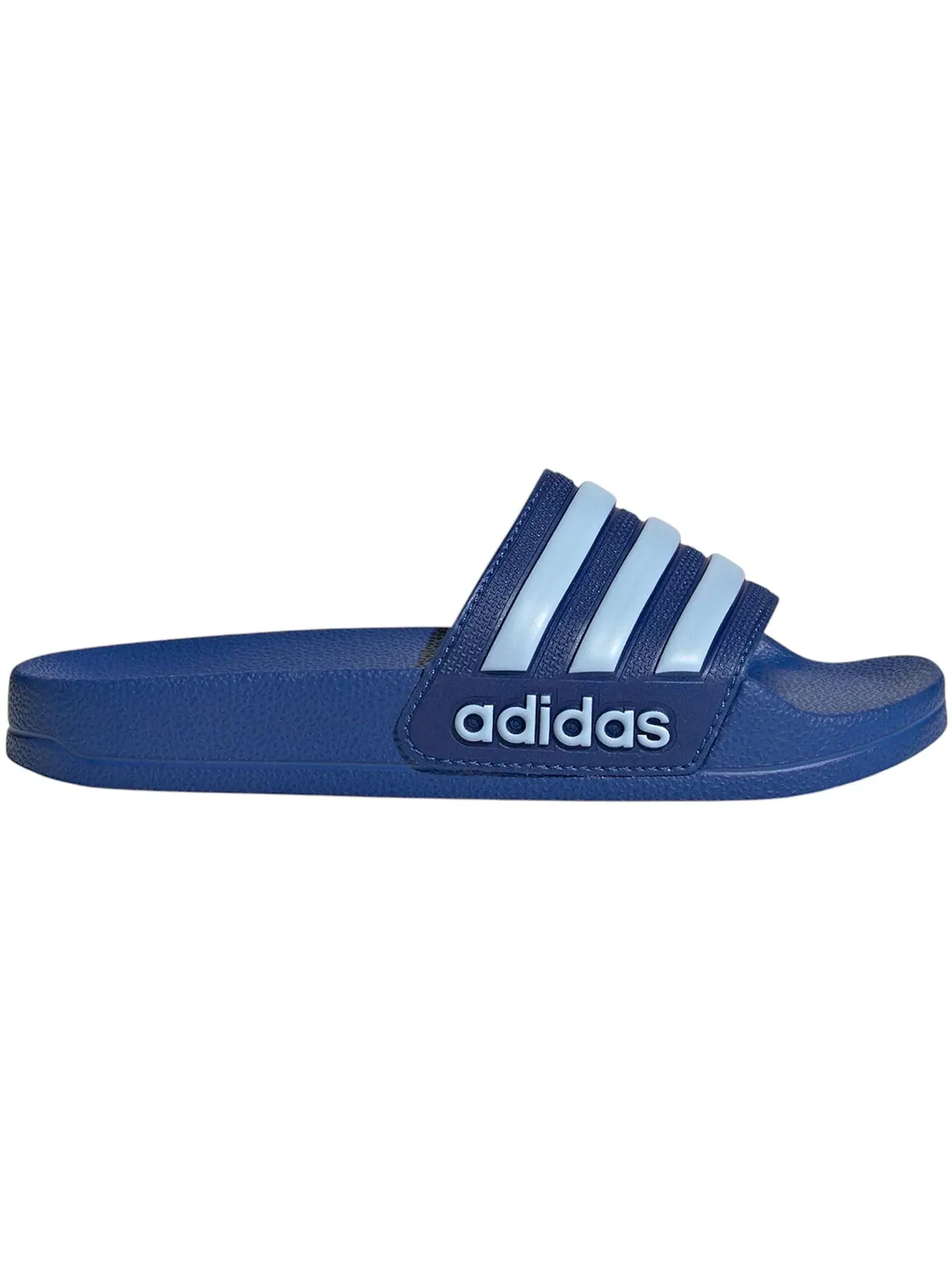 Детские шлепанцы с контрастными вставками Adidas Adilette Shower Slides — изображение 1 из 1, синий/синий/синий