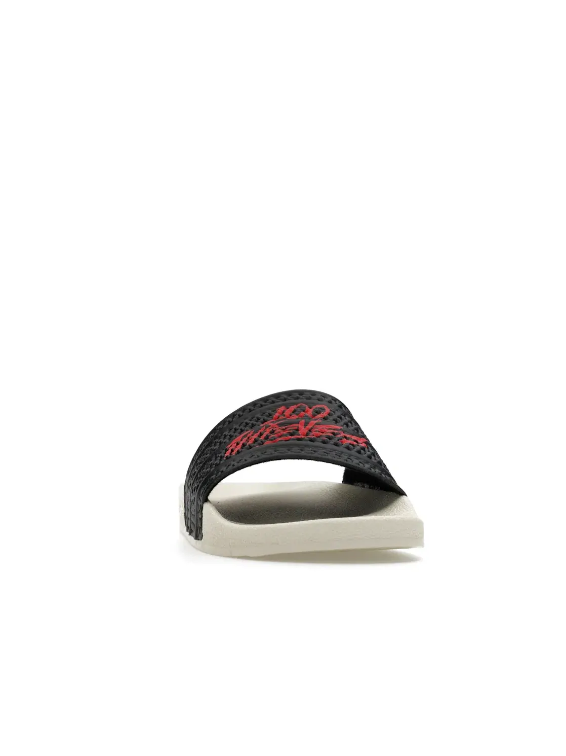 Мужские шлепанцы с логотипом Adidas Adilette Slides Adidas — изображение 2 из 4, черный/красный/кремовый