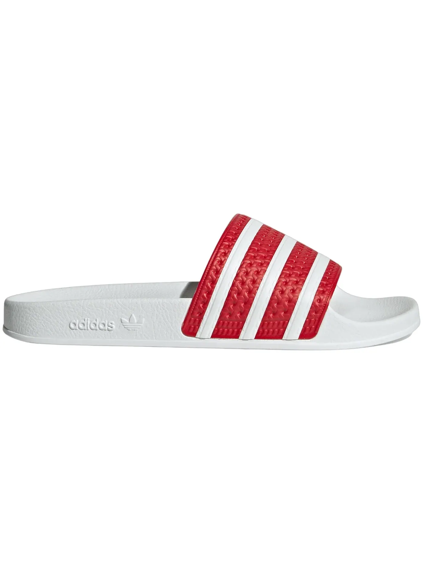 Мужские шлепанцы с логотипом Adidas Adilette Slides — изображение 1 из 1, белый/белый