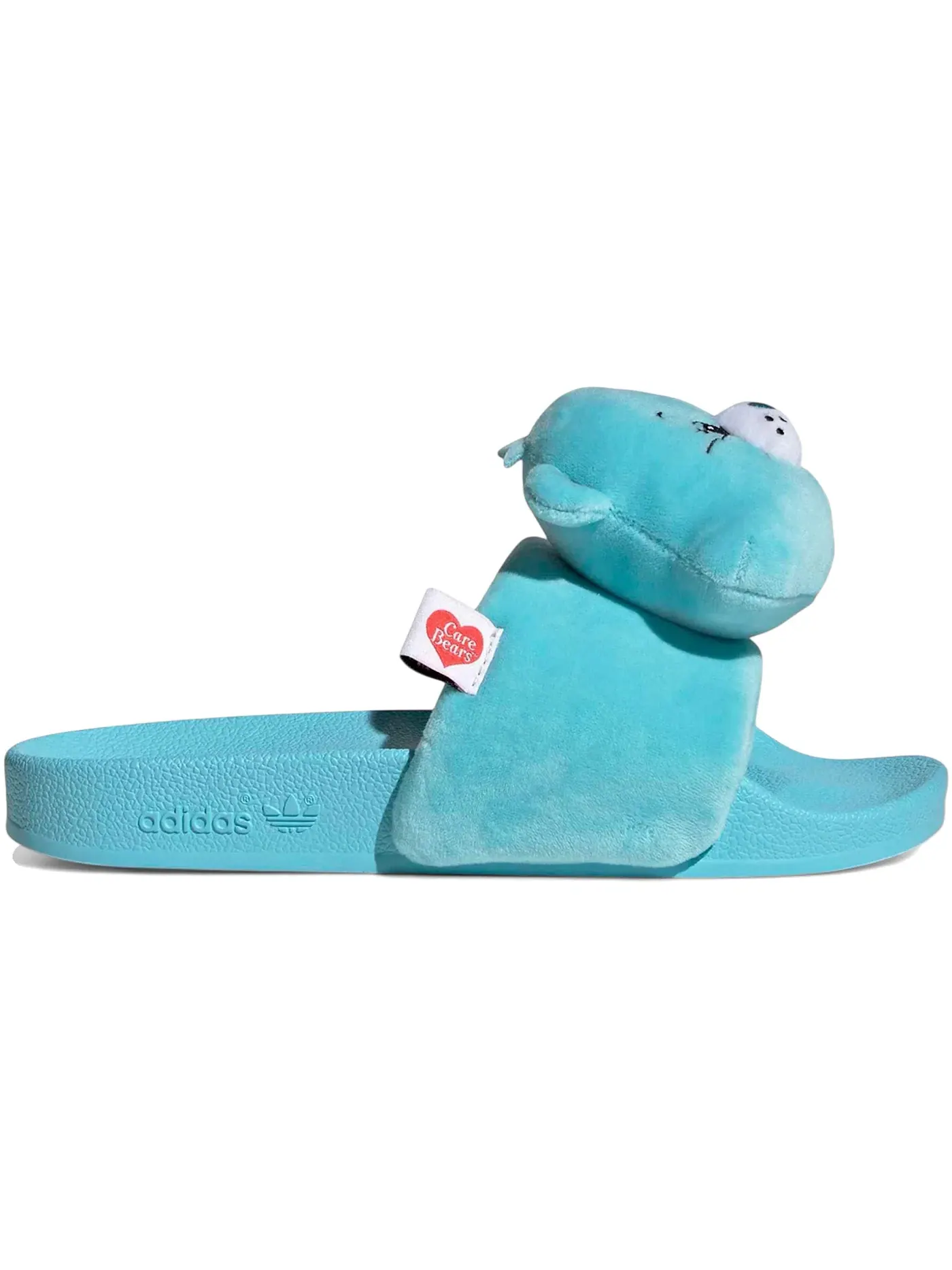 Женские шлепанцы с принтом Adidas Adilette Slides Care Bears Bedtime Bear — изображение 1 из 2, белый