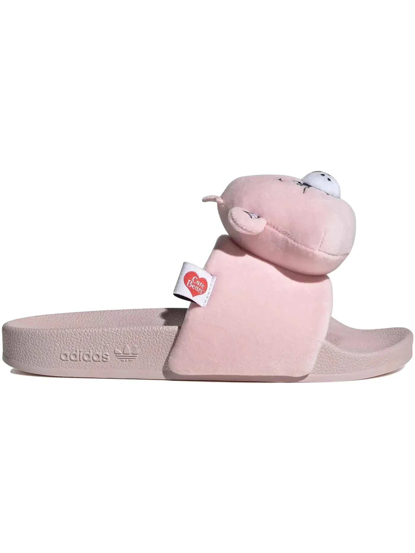 Женские шлепанцы Adidas Adilette Slides с принтом Care Bears Cheer Bear — изображение 1 из 2