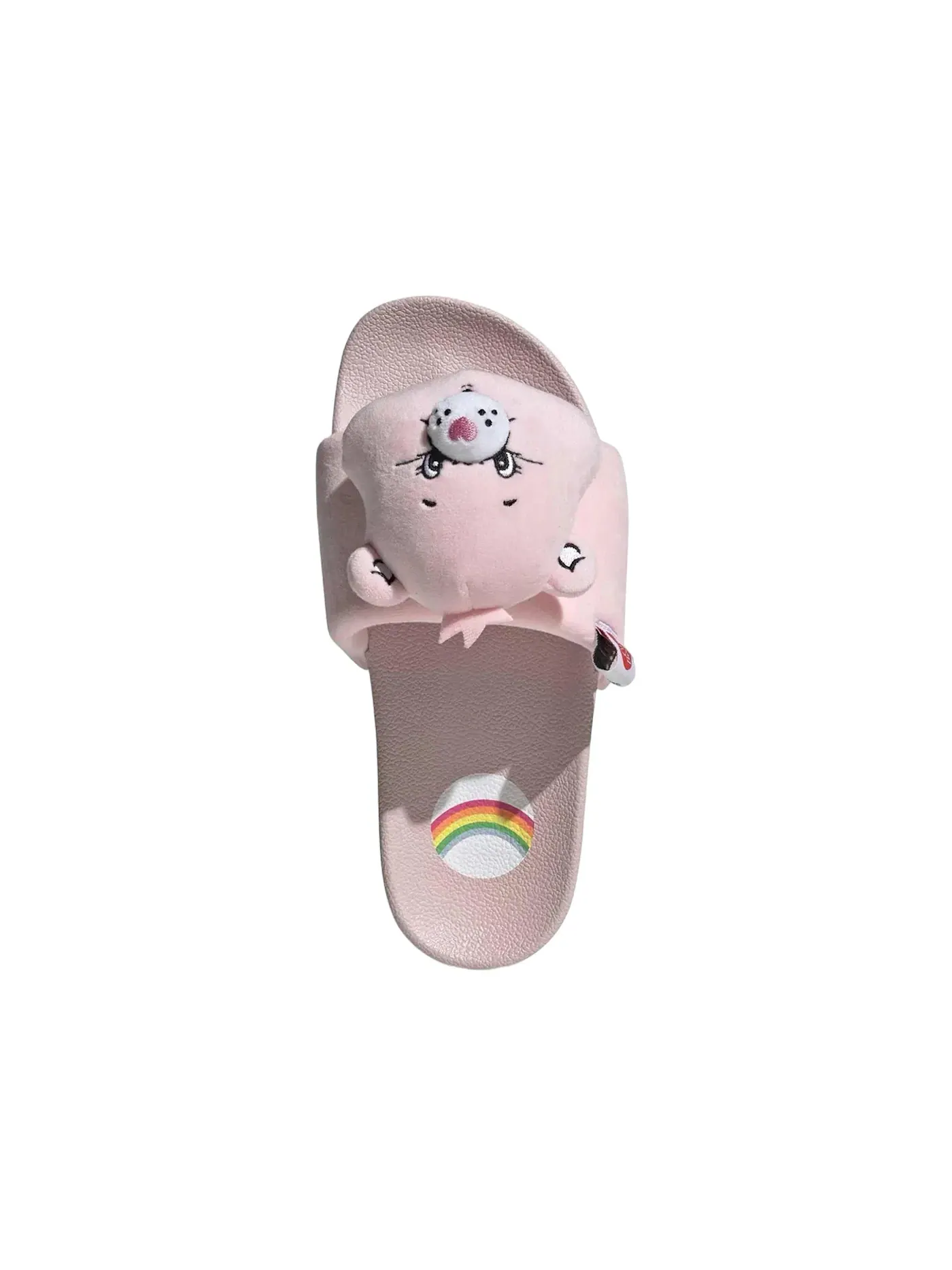 Женские шлепанцы Adidas Adilette Slides с принтом Care Bears Cheer Bear — изображение 2 из 2