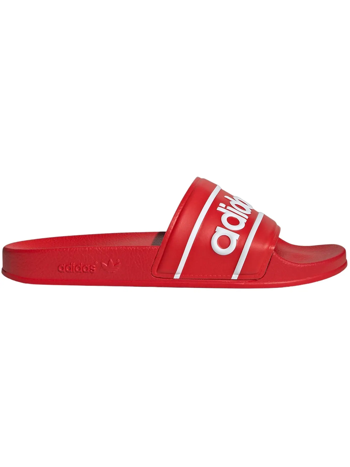 Мужские шлепанцы с ремешком Adilette Slides от Adidas — изображение 1 из 1, красный/красный/белый