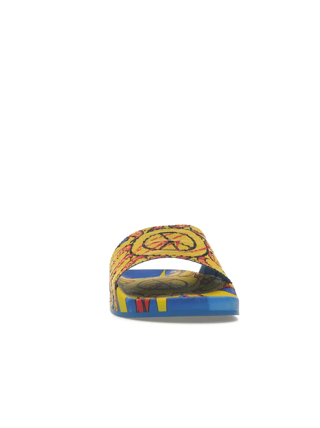 Мужские сланцы с принтом Sean Wotherspoon x Hot Wheels Adidas — изображение 2 из 4, синий золотистый черный