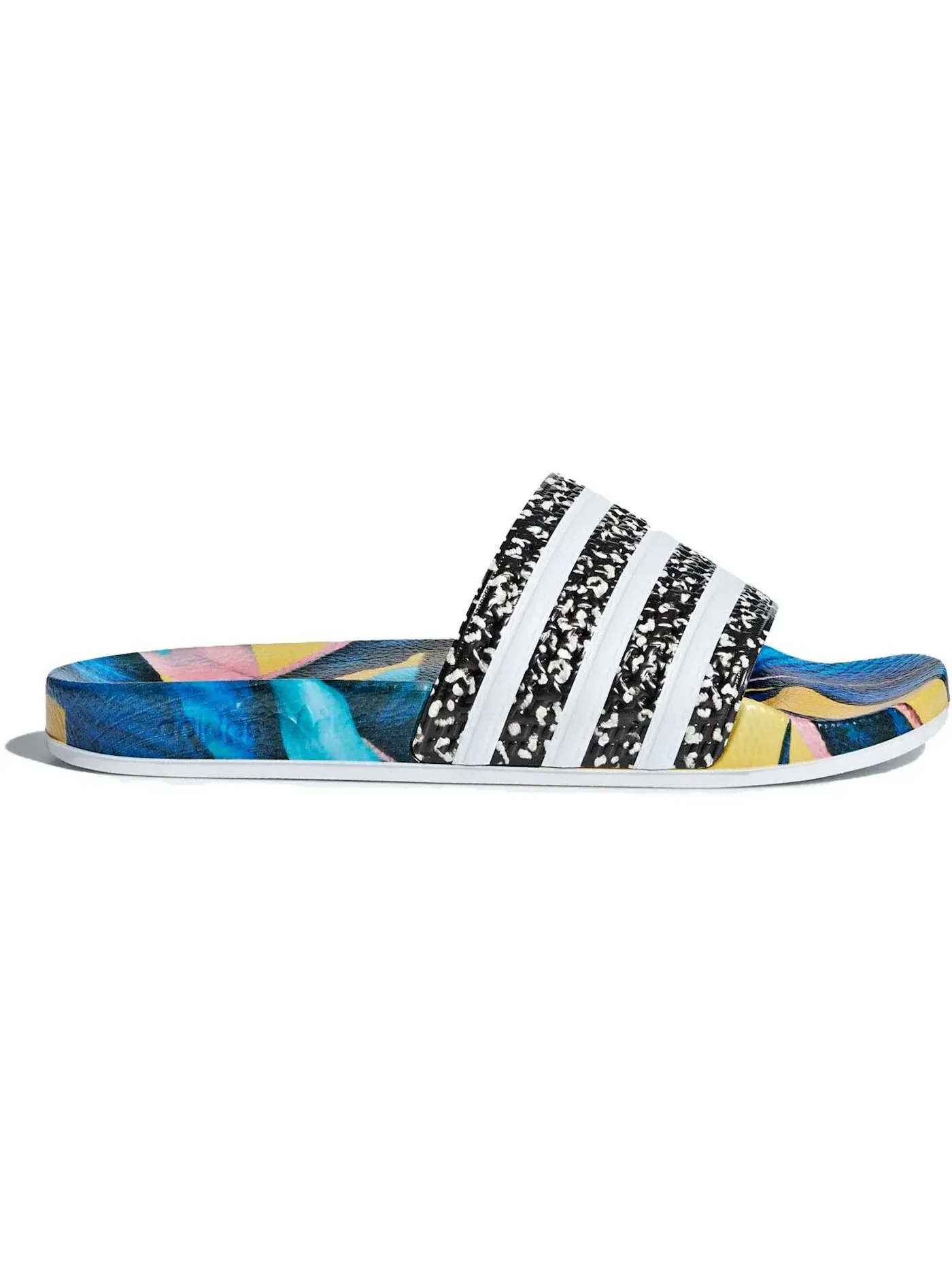 Женские шлепанцы с принтом Adidas Adilette Slides — изображение 1 из 1, мульти