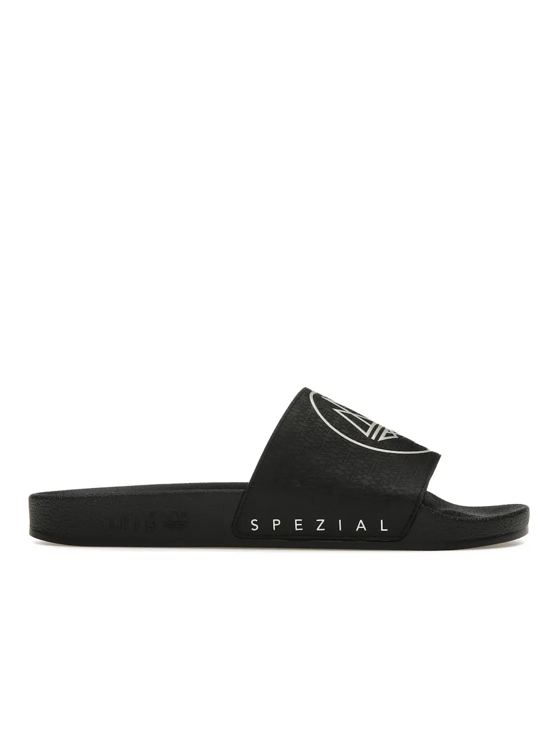 Мужские шлепанцы Adidas Adilette SPZL — изображение 1 из 4, черный/белый/черный