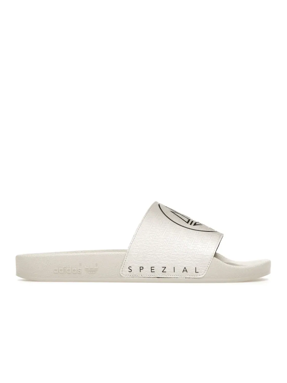 Мужские шлепанцы с ремешком Adilette SPZL от Adidas — изображение 1 из 4, белый/черный/белый