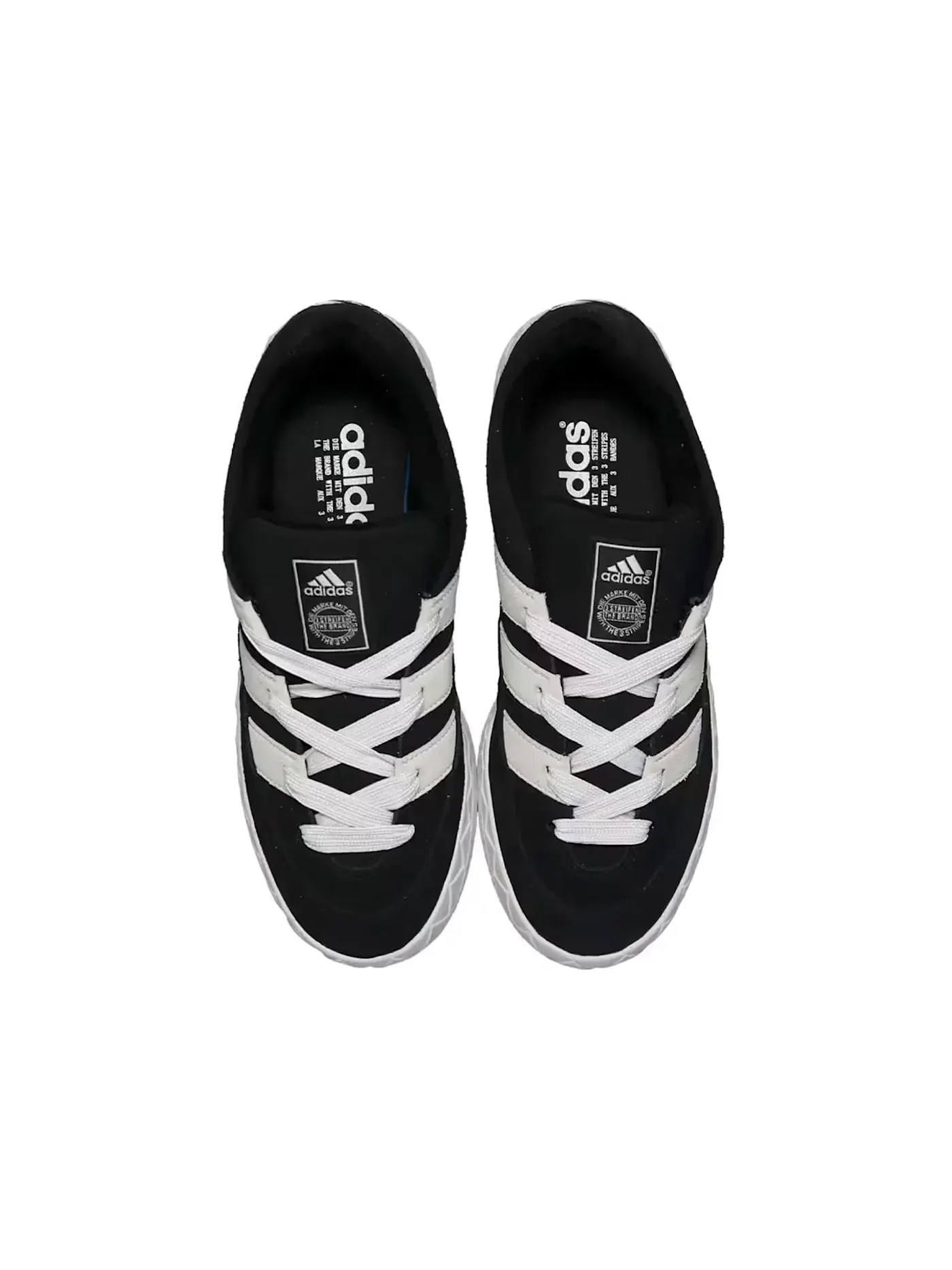 Мужские кроссовки Lifestyle Adidas Adimatic — изображение 3 из 4, черный/белый-белый
