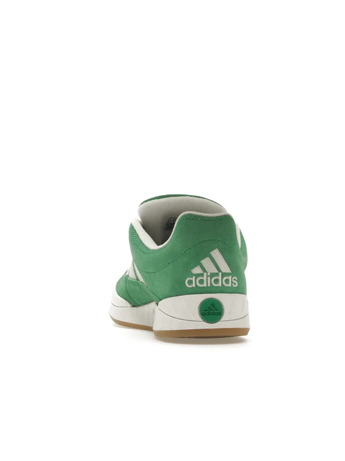 Мужские кроссовки из замши с принтом Adidas Adimatic — изображение 4 из 4, зеленый/белый-белый