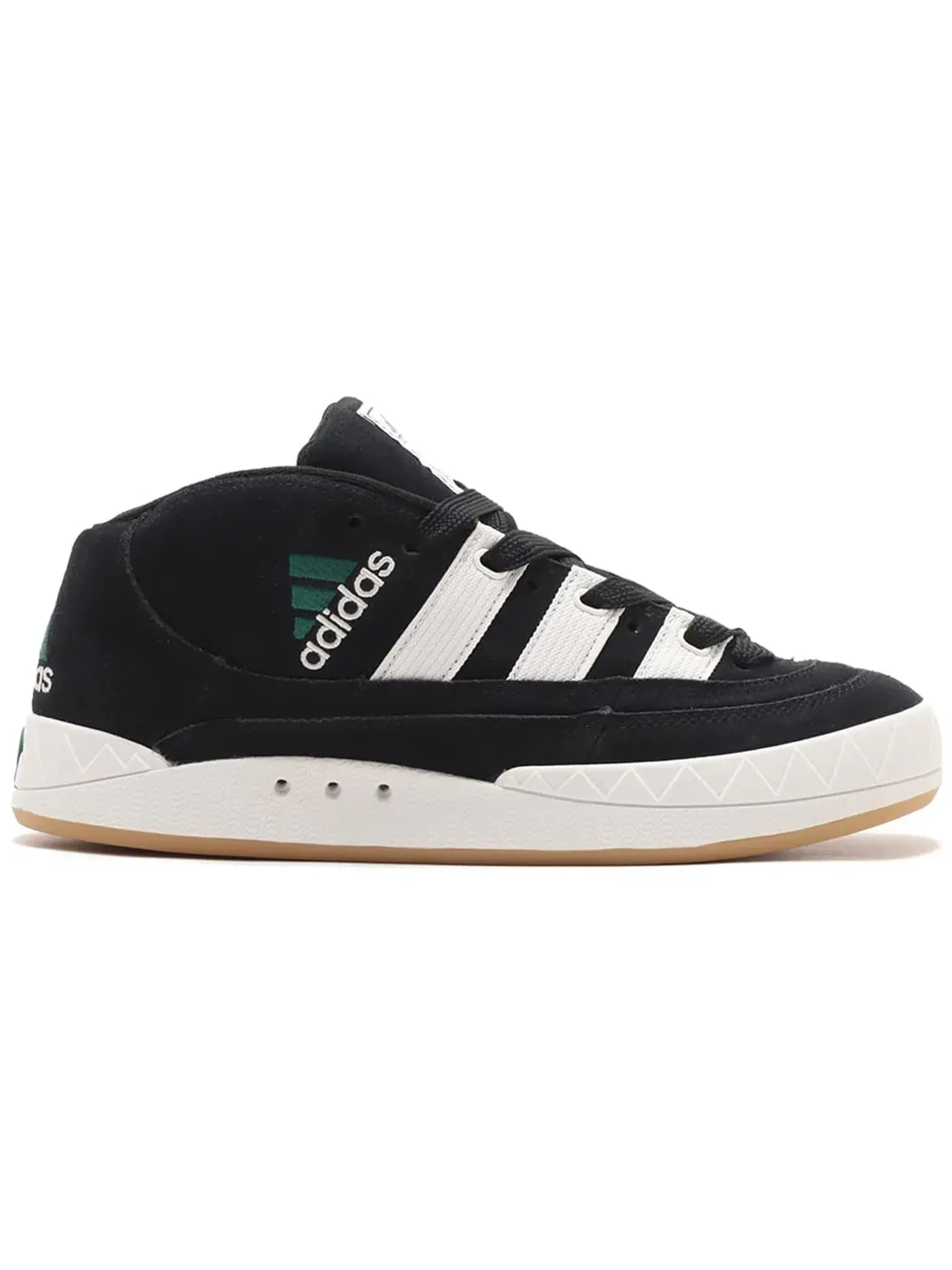 Мужские кроссовки lifestyle Adimatic Mid Adidas — изображение 1 из 1, черный/зеленый/белый