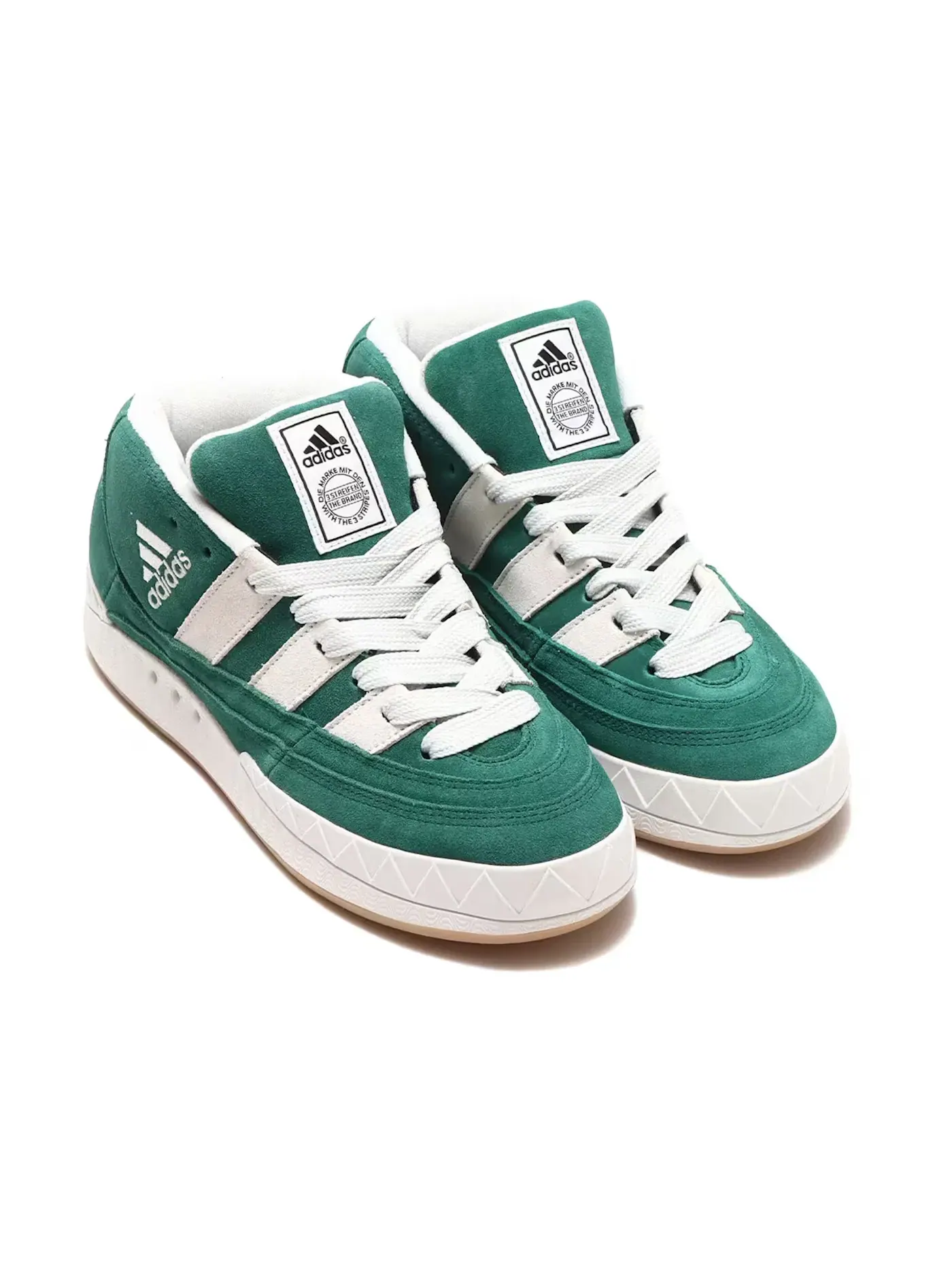 Мужские кроссовки Lifestyle Adimatic Mid Adidas — изображение 2 из 4, зеленый белый