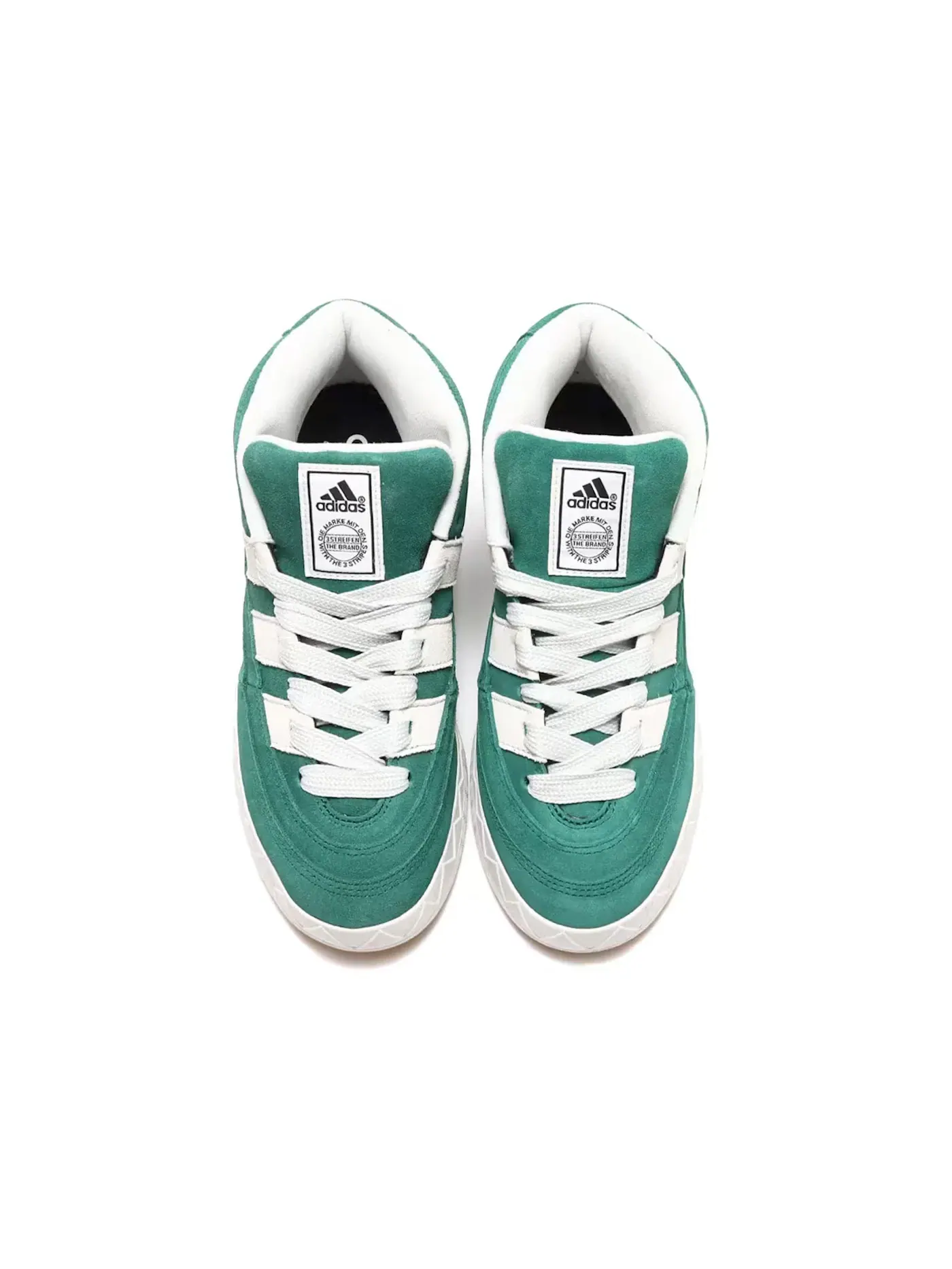 Мужские кроссовки Lifestyle Adimatic Mid Adidas — изображение 3 из 4, зеленый белый