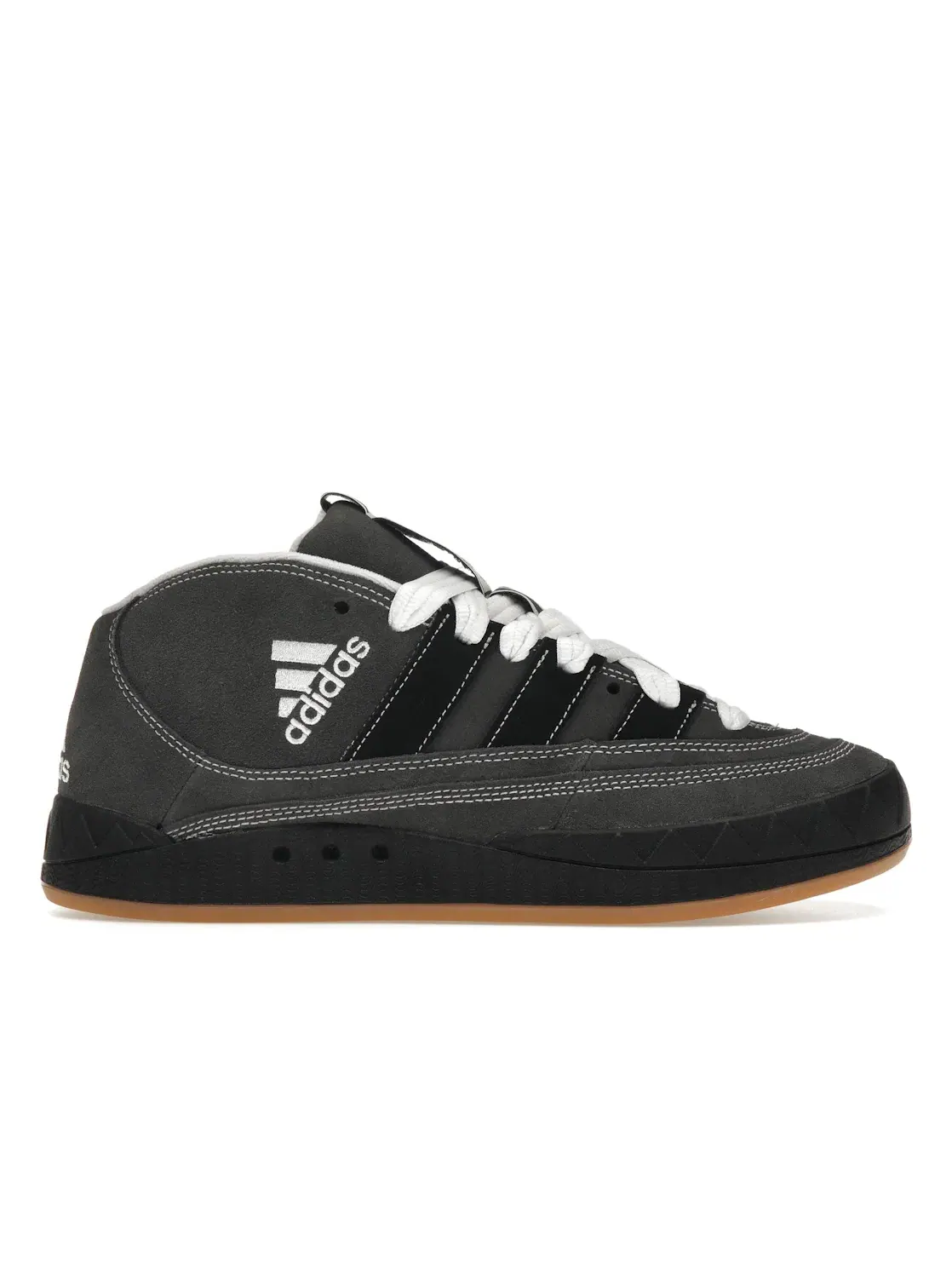 Мужские кроссовки lifestyle с высоким верхом Adidas Adimatic Mid — изображение 1 из 4, серый/черный/белый