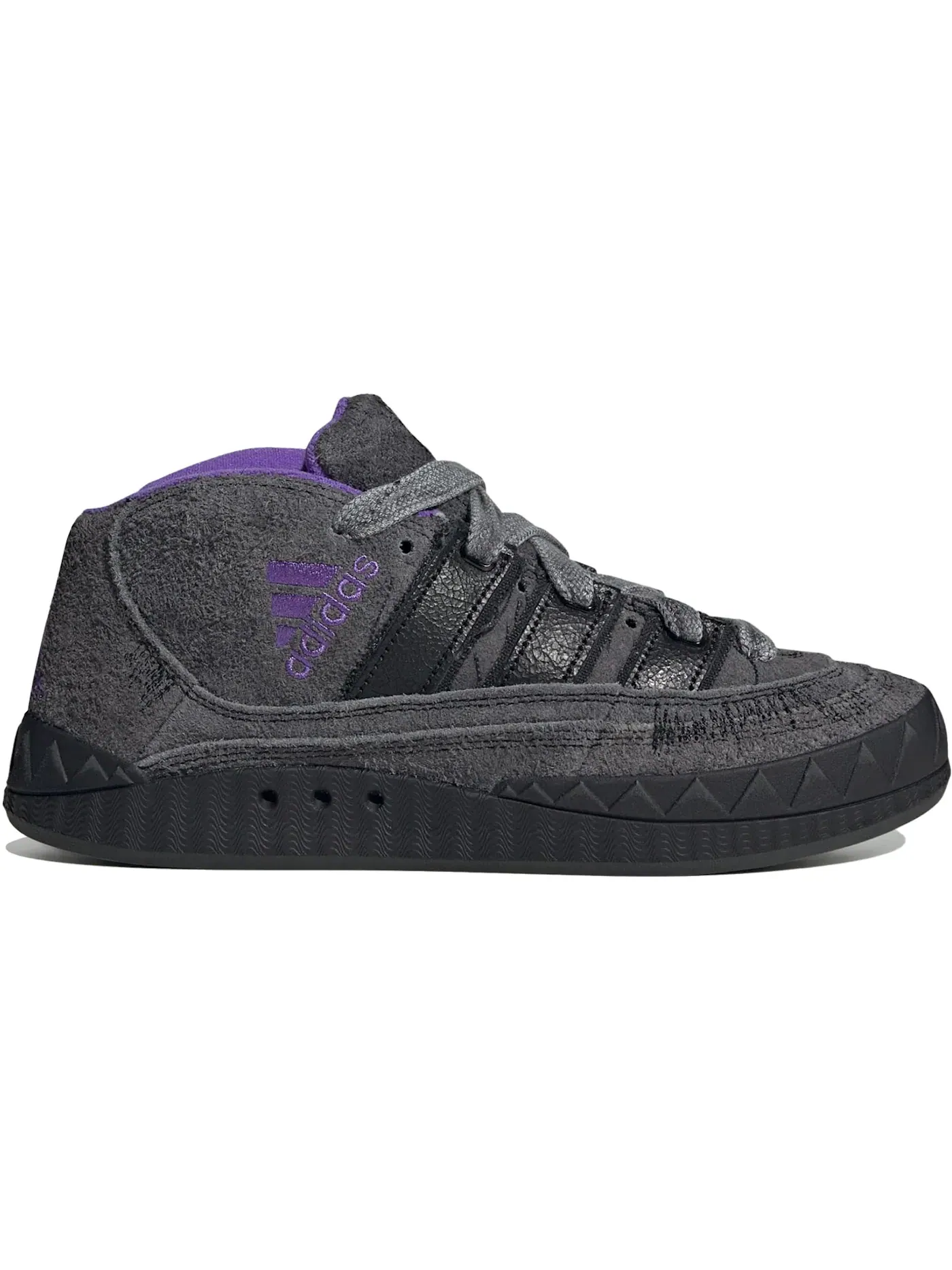 Мужские кроссовки Lifestyle Adimatic Mid Adidas — изображение 1 из 1, черный/черный